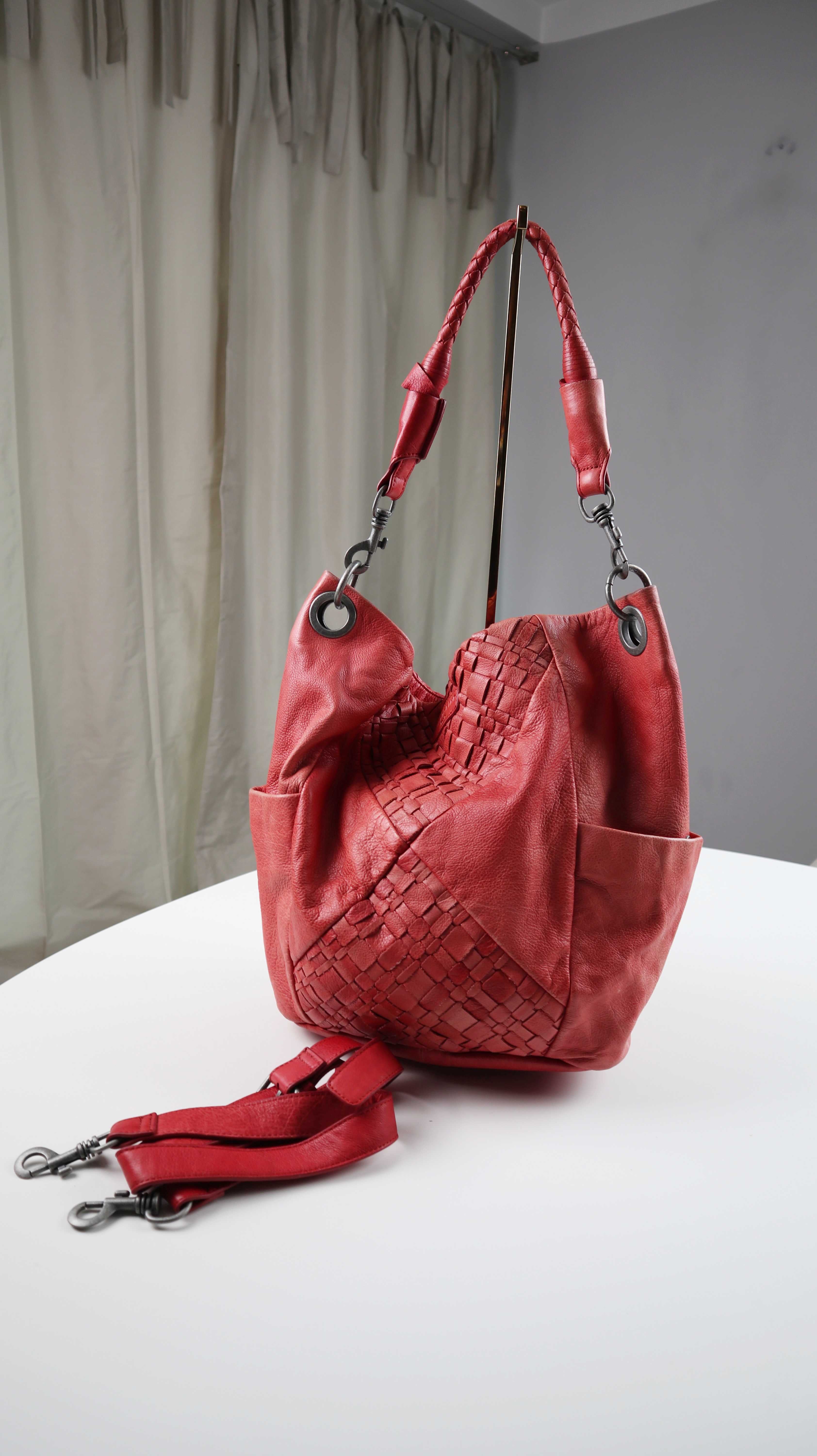 Liebeskind Tasche Ledertasche rot Schultertasche Umhängetasche