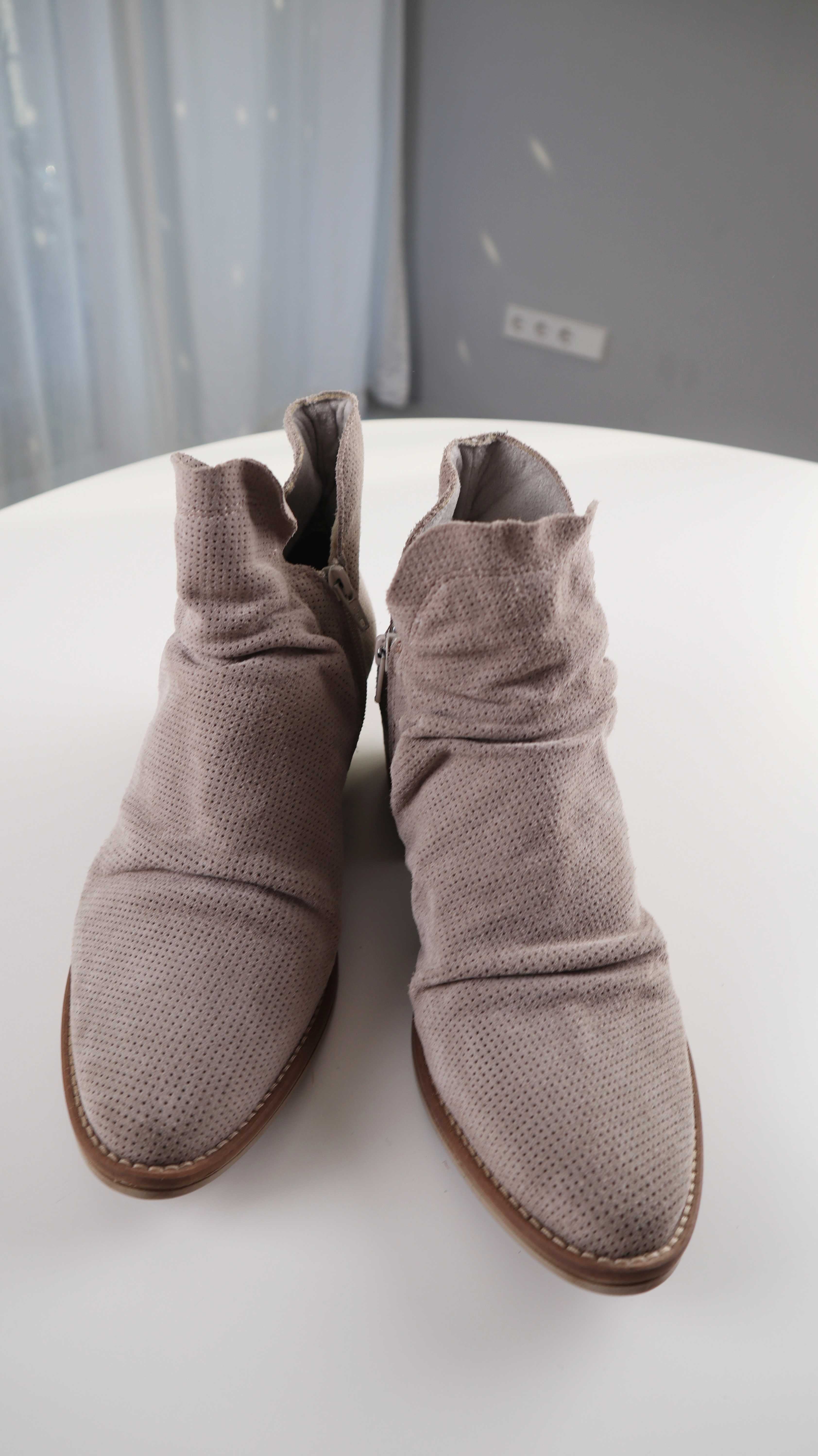 Tamaris Stiefeletten Beige Creme 40 Stiefel Boots