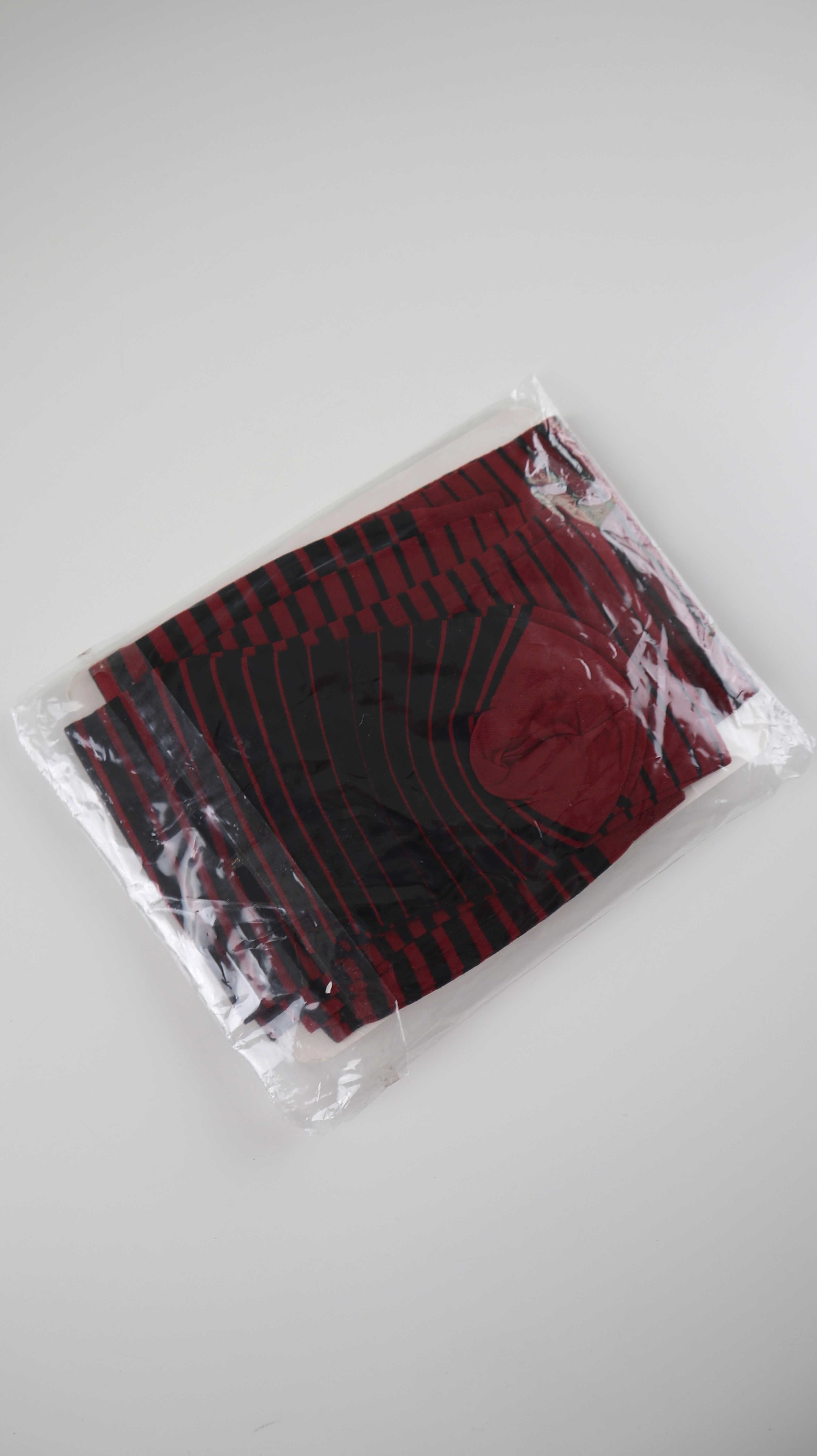 Strumpfhose neu schwarz rot gestreift 38 M