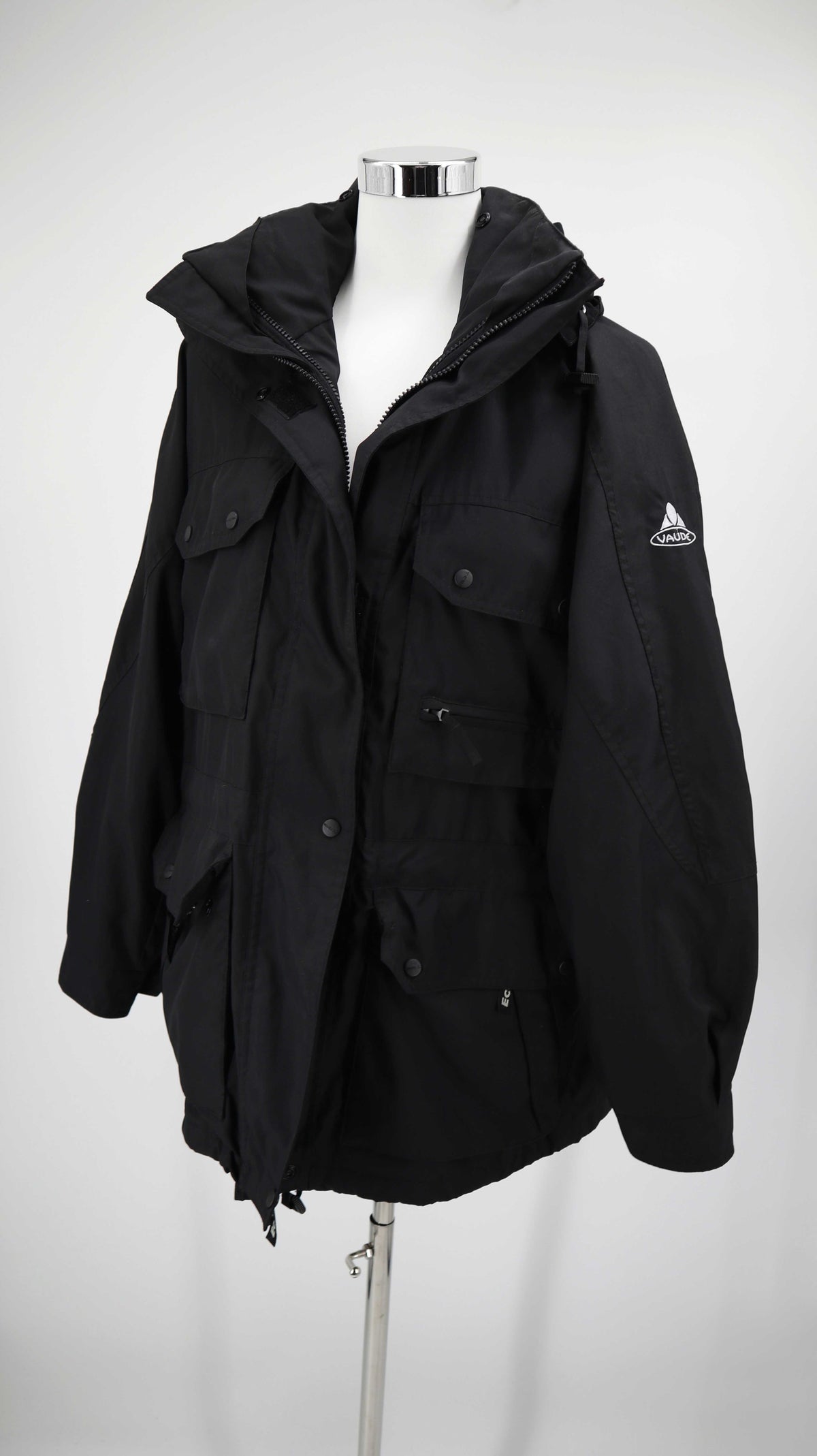 Vaude Jacke schwarz Regenjacke 38 M Windjacke Wanderjacke
