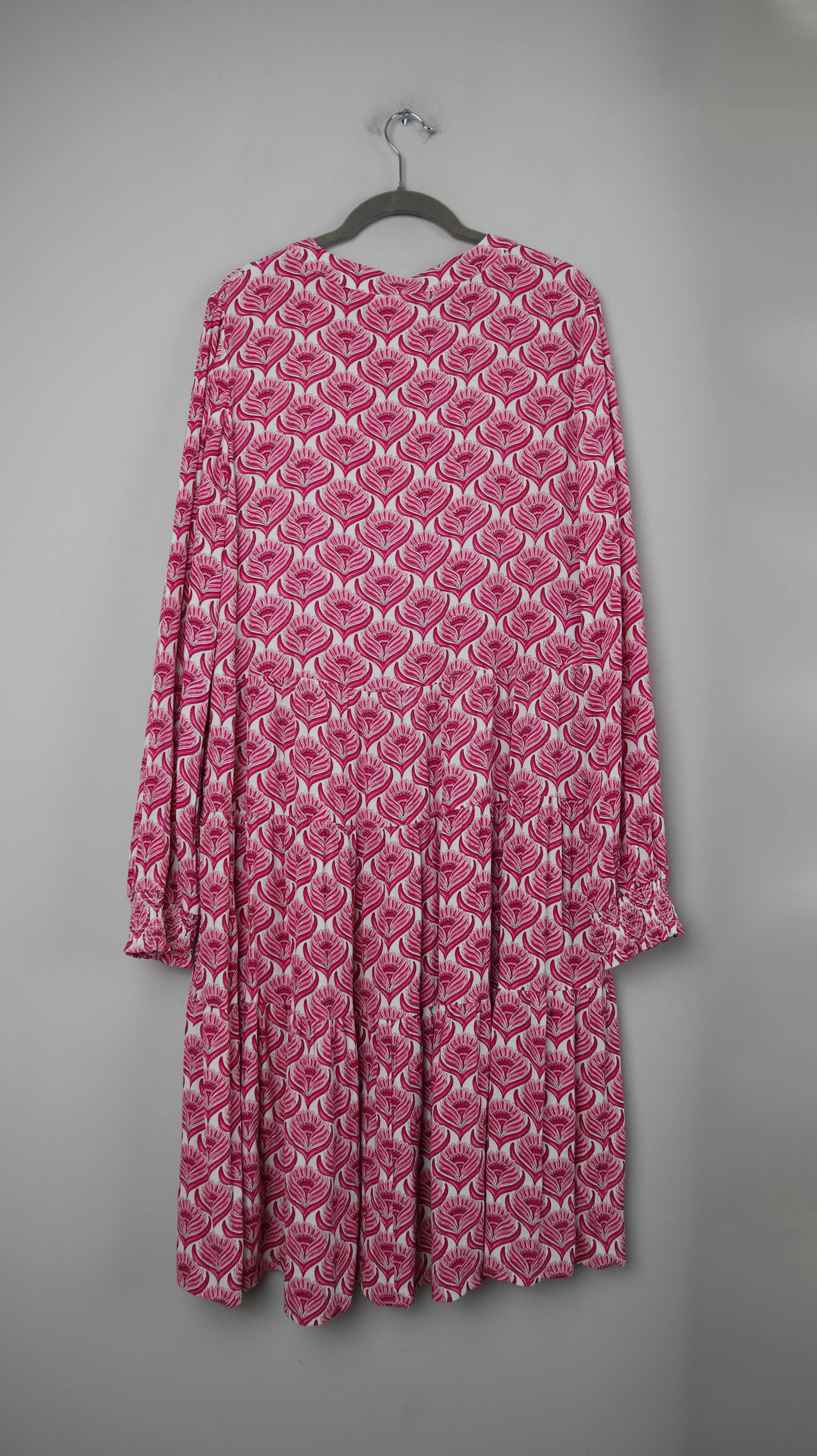 Lieblingsstück Kleid rosa pink Midi Midikleid 44 XXL Sommerkleid