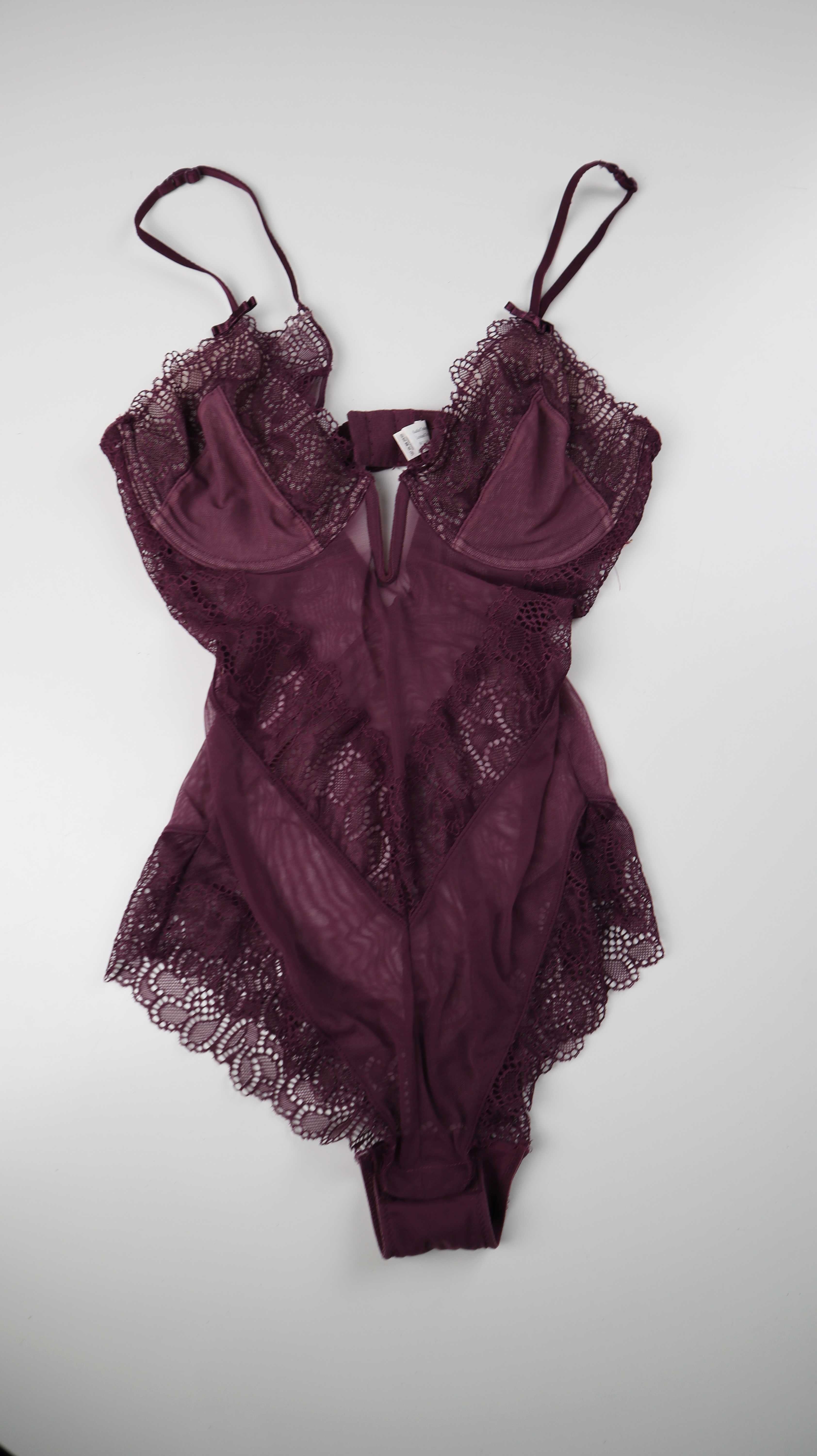 emotions Body Flieder Lila 36 S Weinrot Dessou Unterwäsche