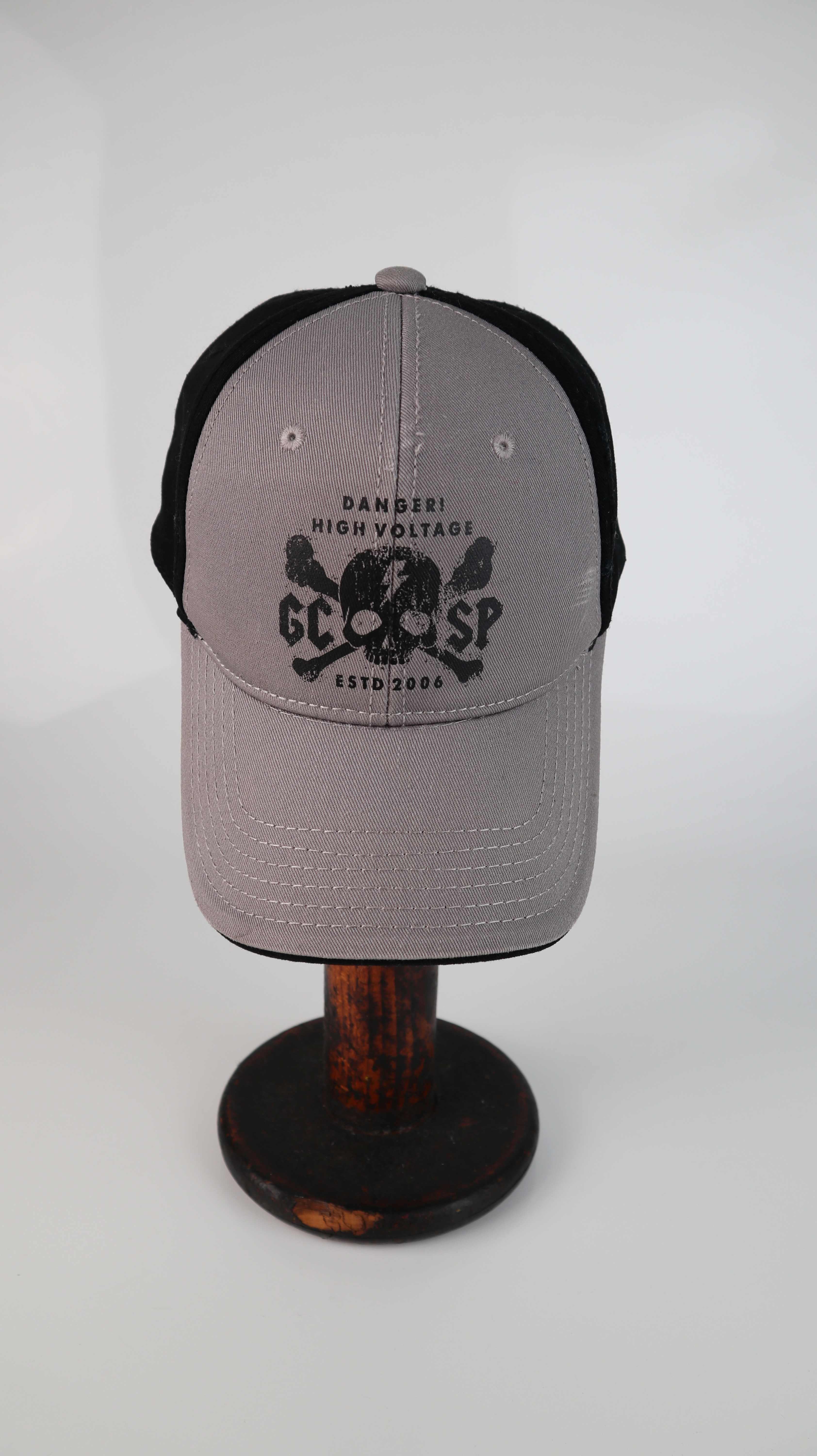 FC St. Pauli Cap grau schwarz Käppi Mütze Motorradclub
