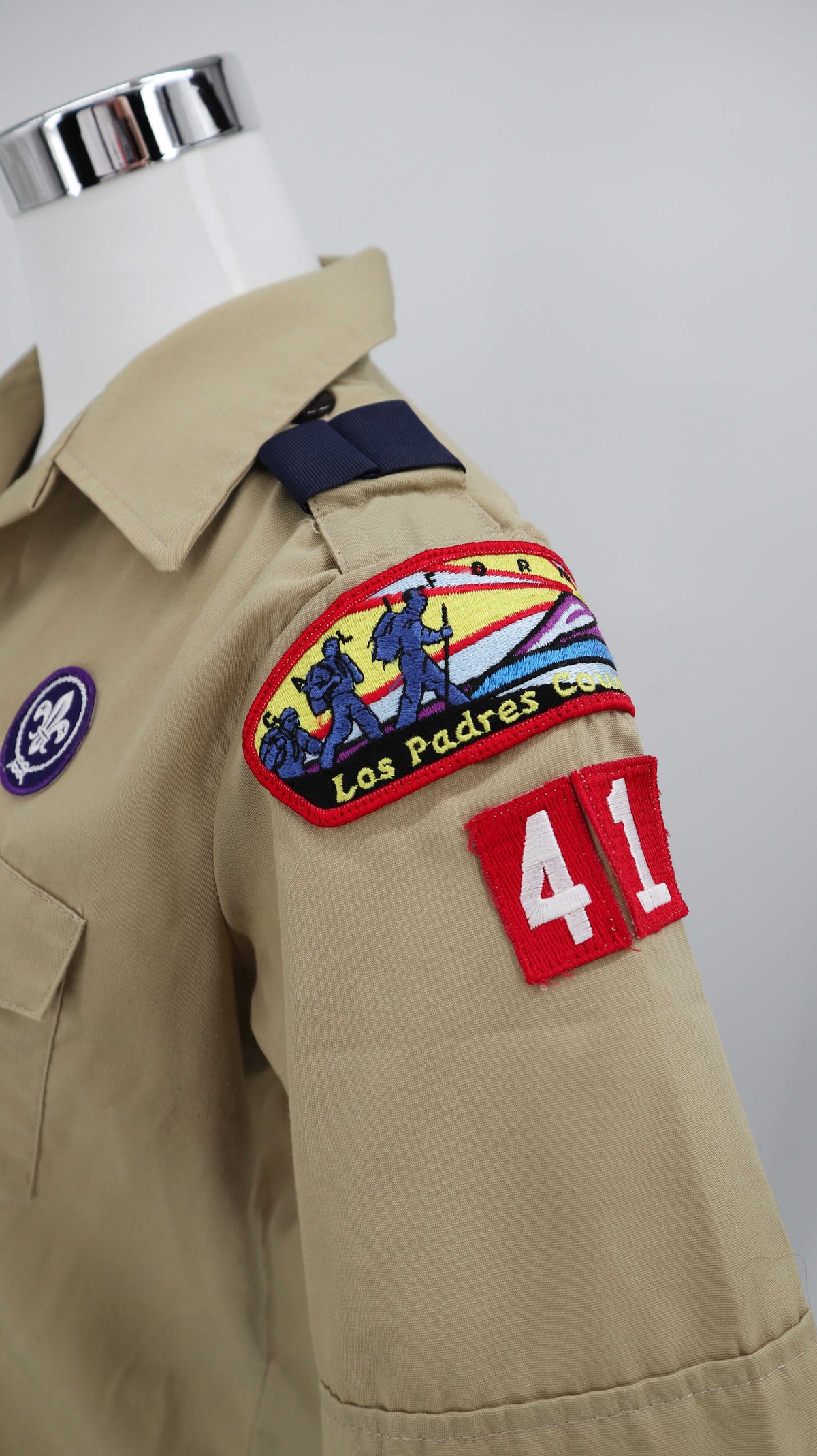 Boy Scouts of America Uniformhemd Bluse Hemd braun beige 38 M