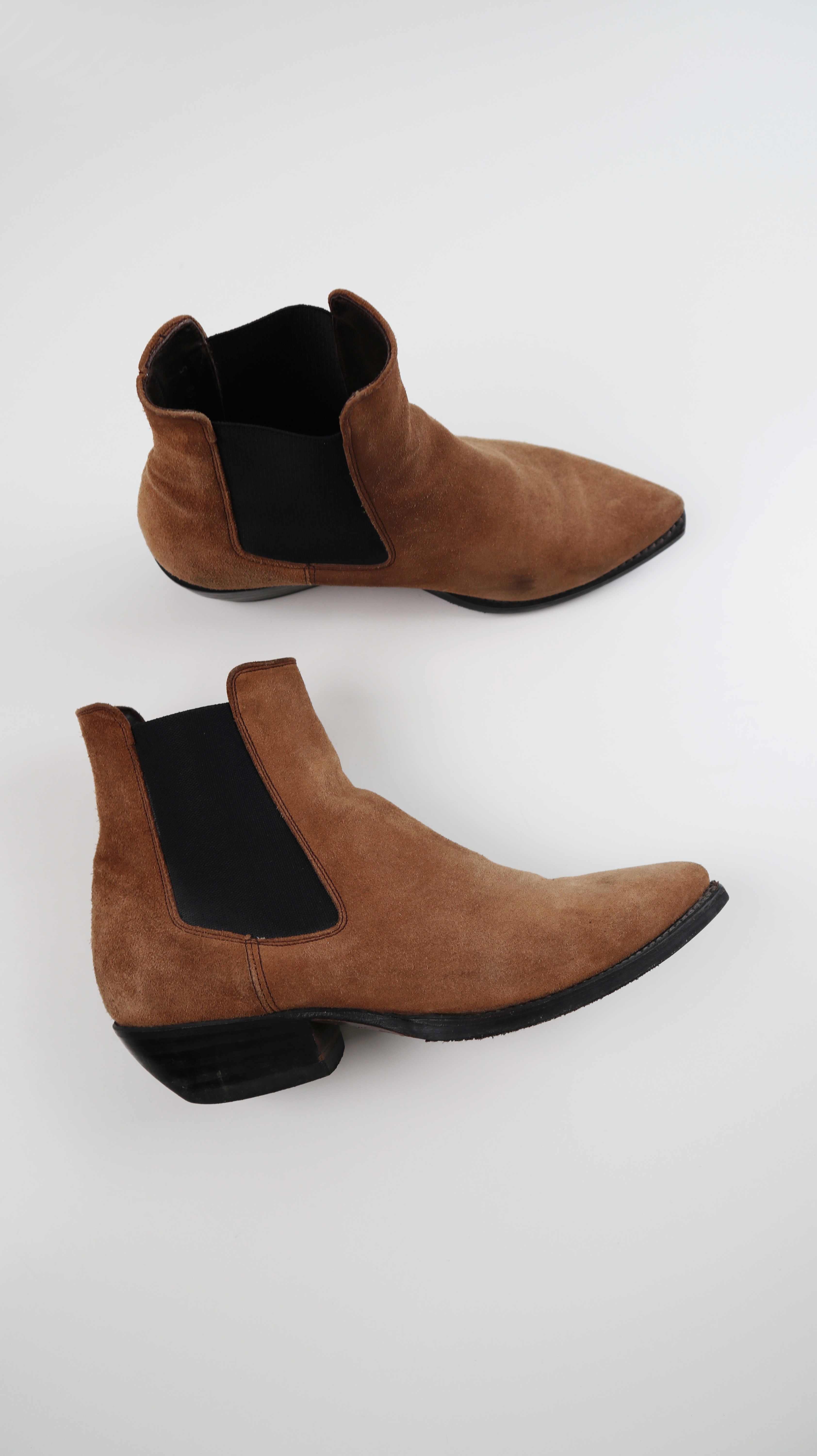 Notabene Copenhagen Stiefel Stiefeletten braun 39 Wildleder Pistol Boots