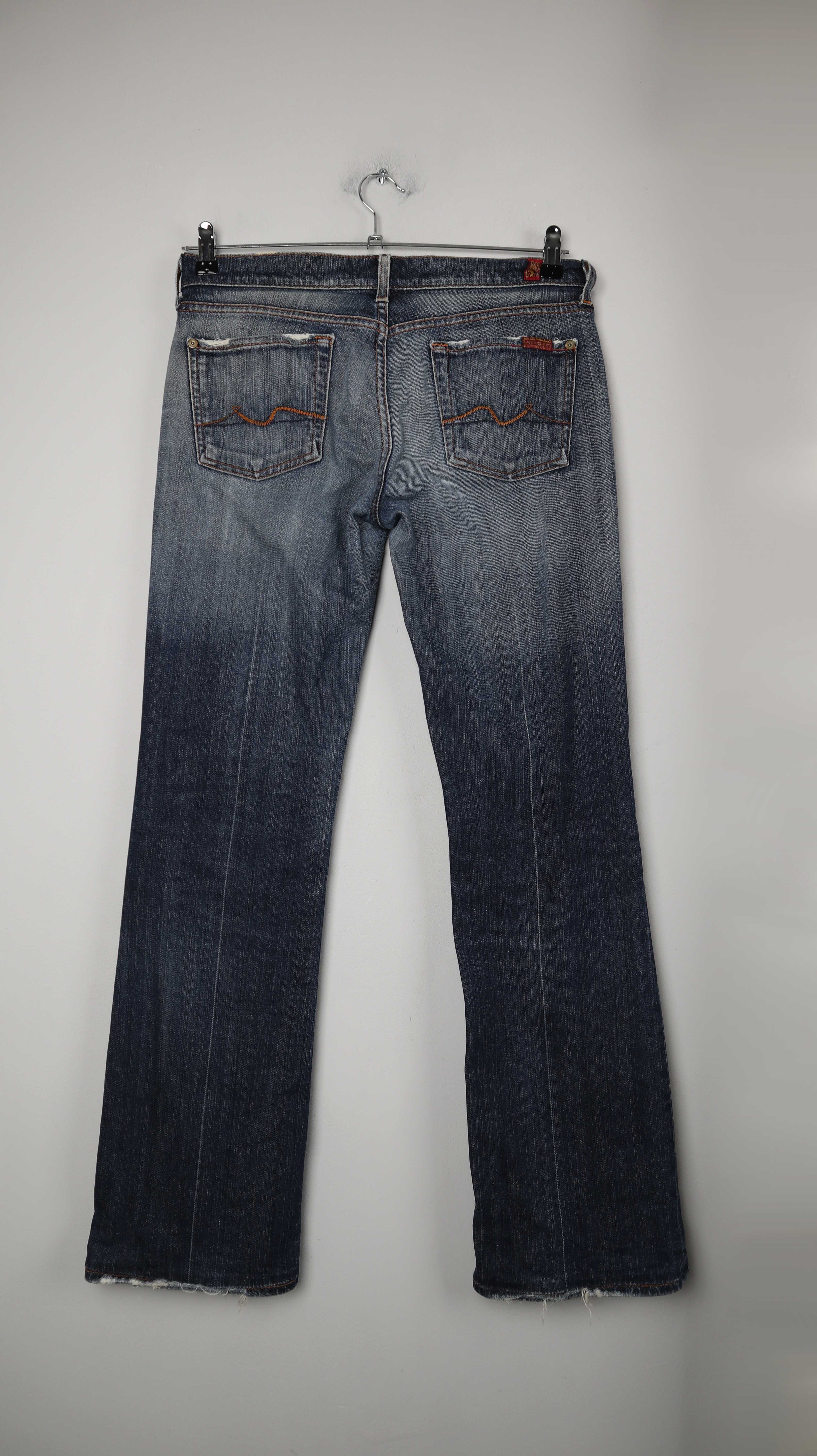 7 for all man kids Hose Jeans blau denim washed 40 L 30 straight leg