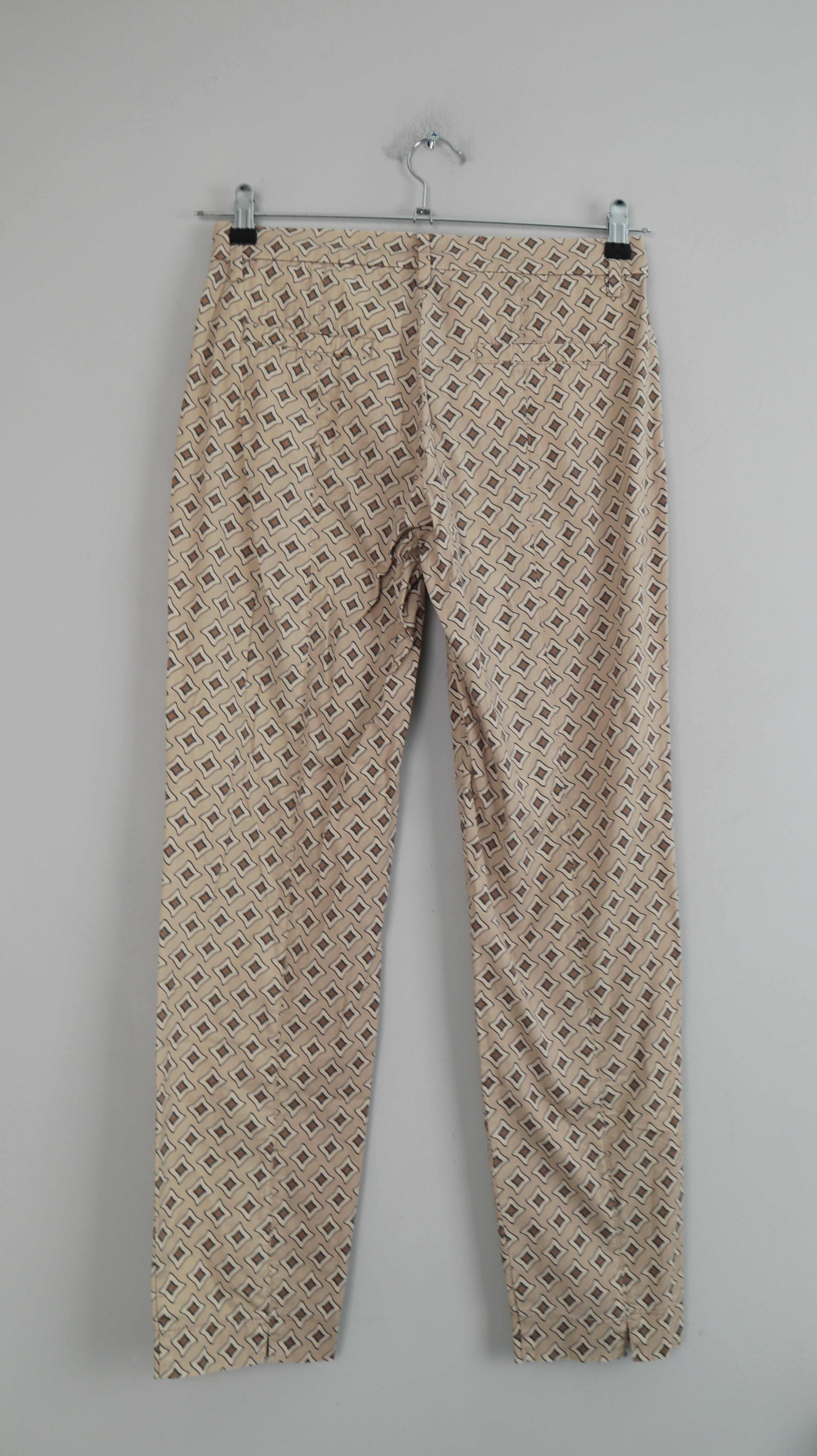 Cambio Hose Beige Chino Muster gemustert 34 Raquel