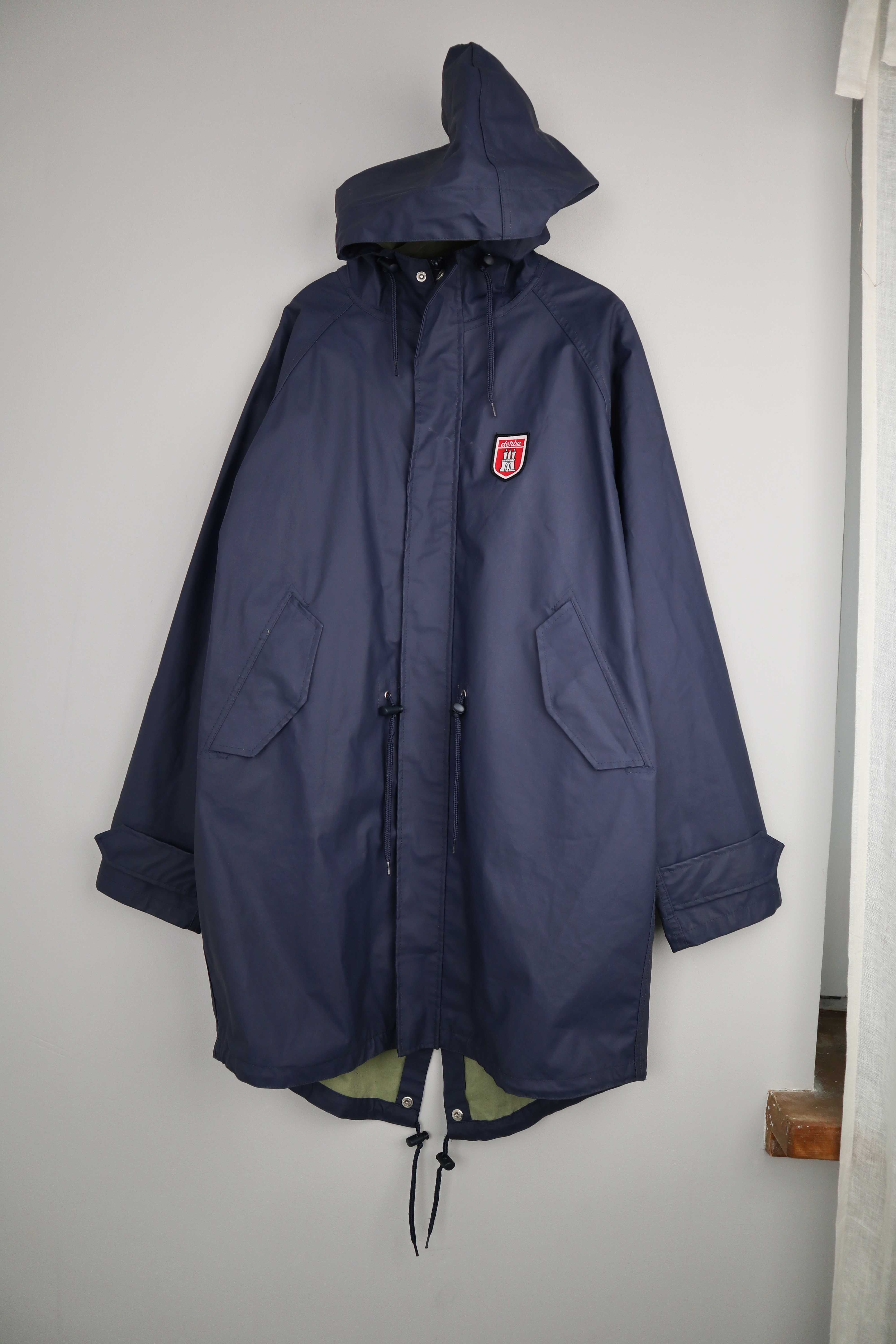 Derbe Hamburg Regenjacke Regenmantel Blau dunkelblau 40 L Regennerz