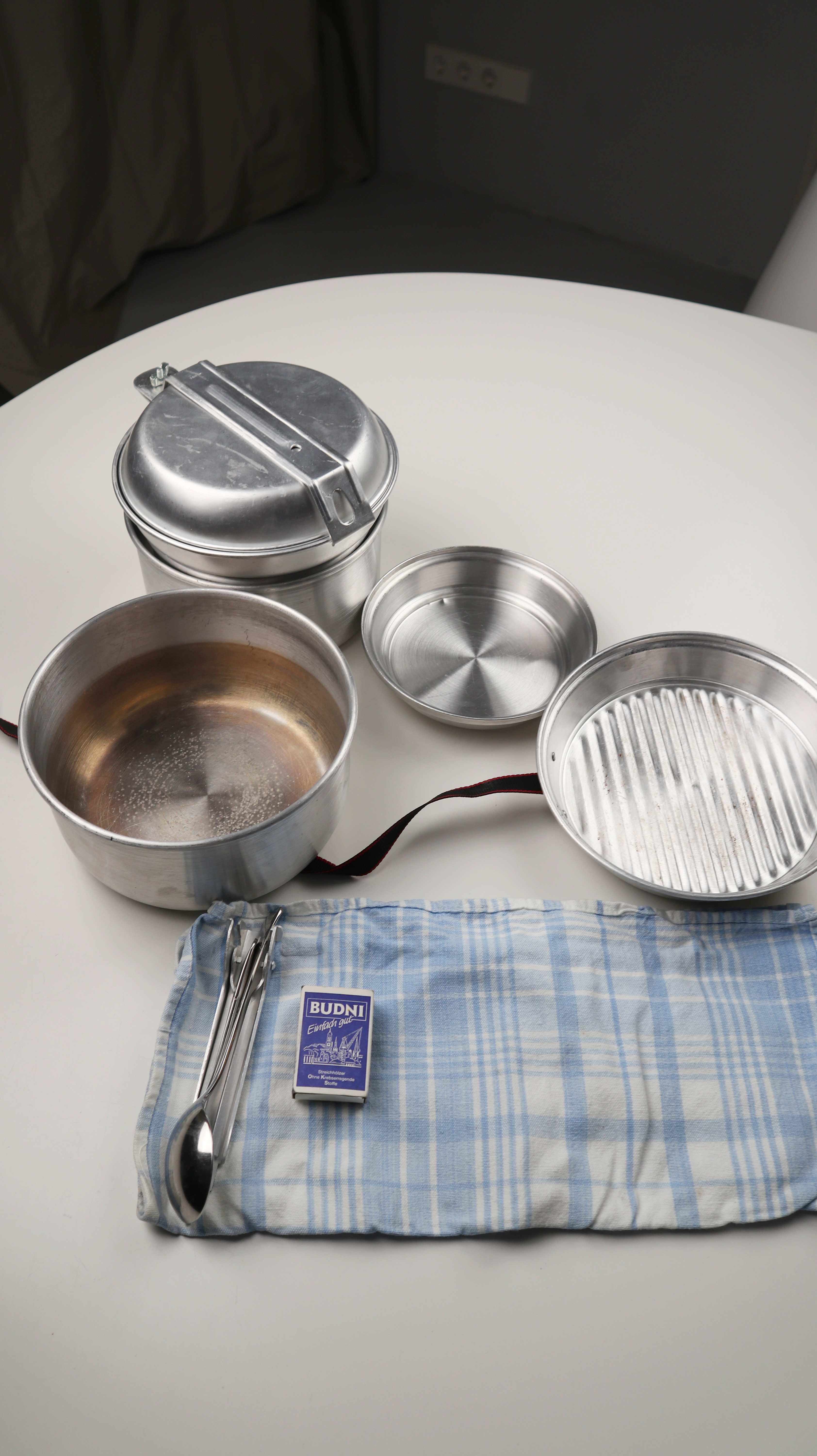 Campinggeschirr Set Töpfe Camping Kochset Alutöpfe