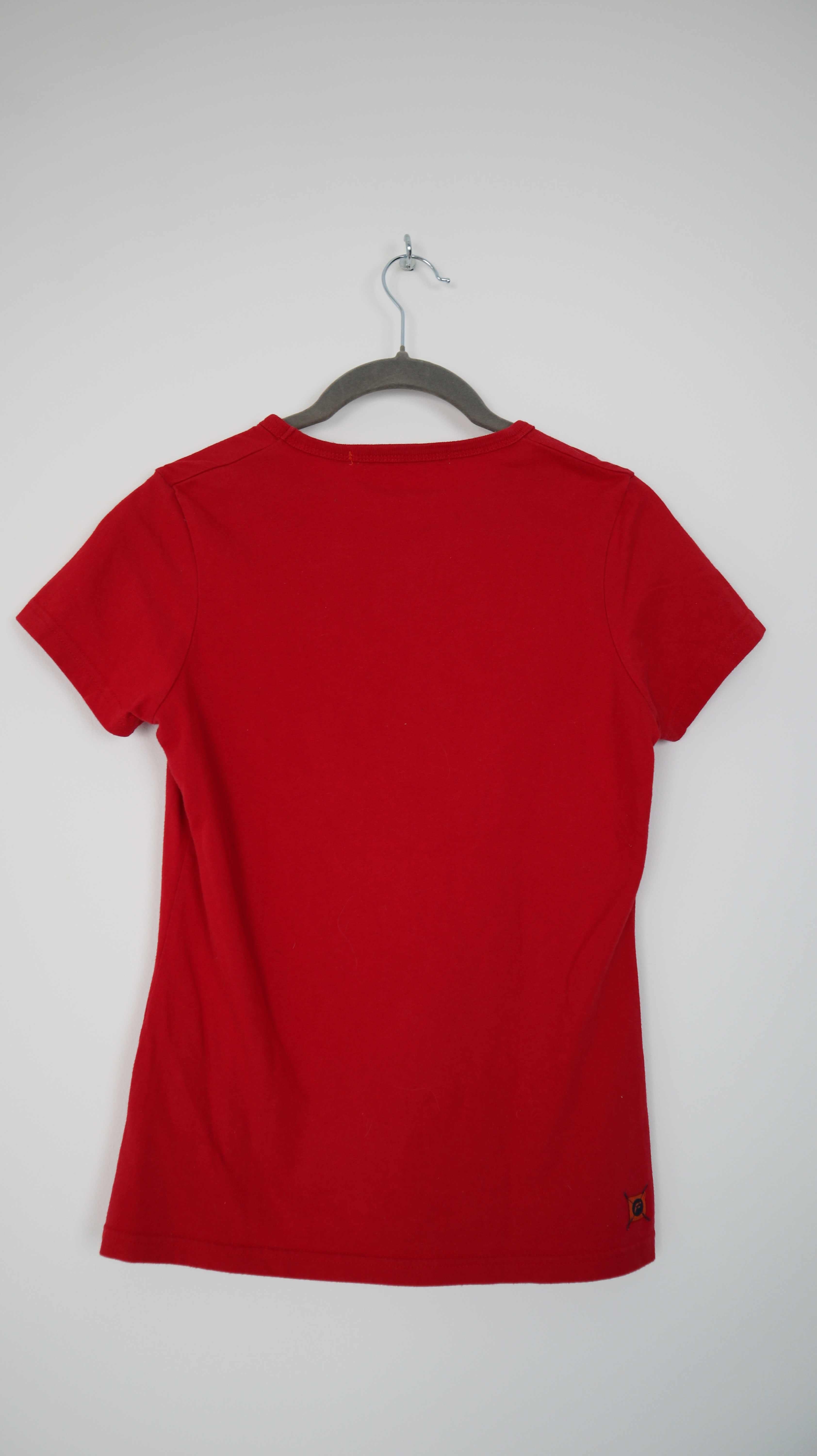 Freesoul Shirt rot 36 S basic Y2K 90s T-Shirt Oberteil