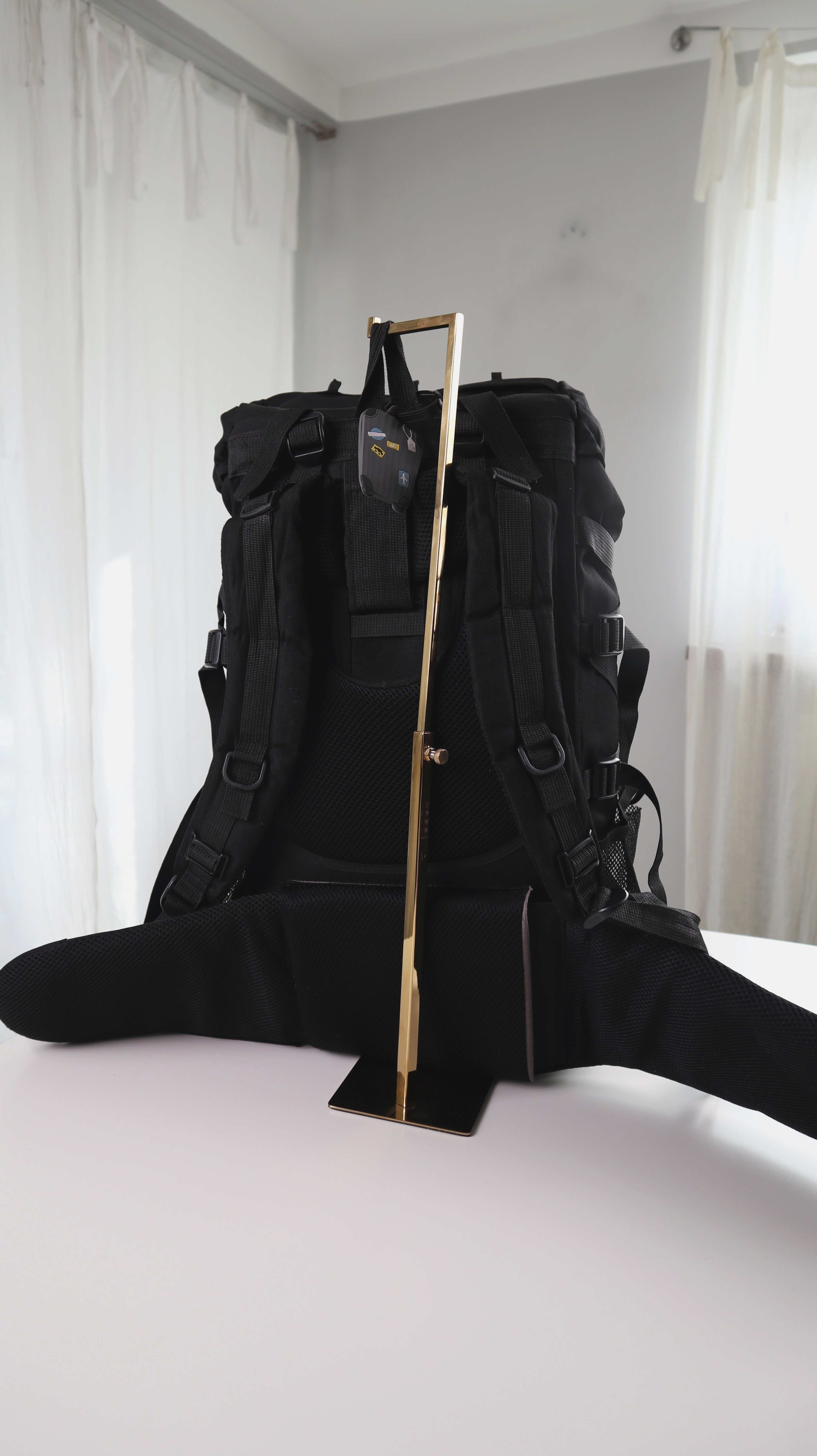 Rucksack Wanderrucksack schwarz 60 Liter Outdoorrucksack