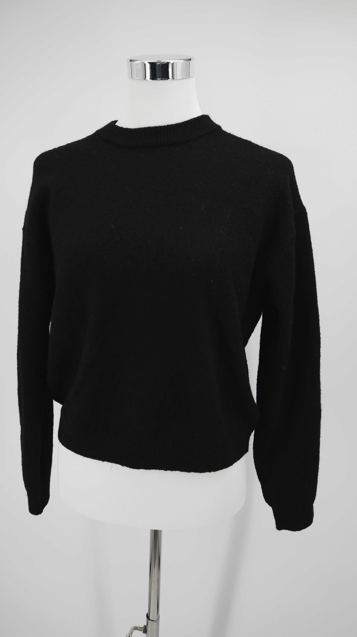 H&M Pullover schwarz XS basic einfarbig Sweater