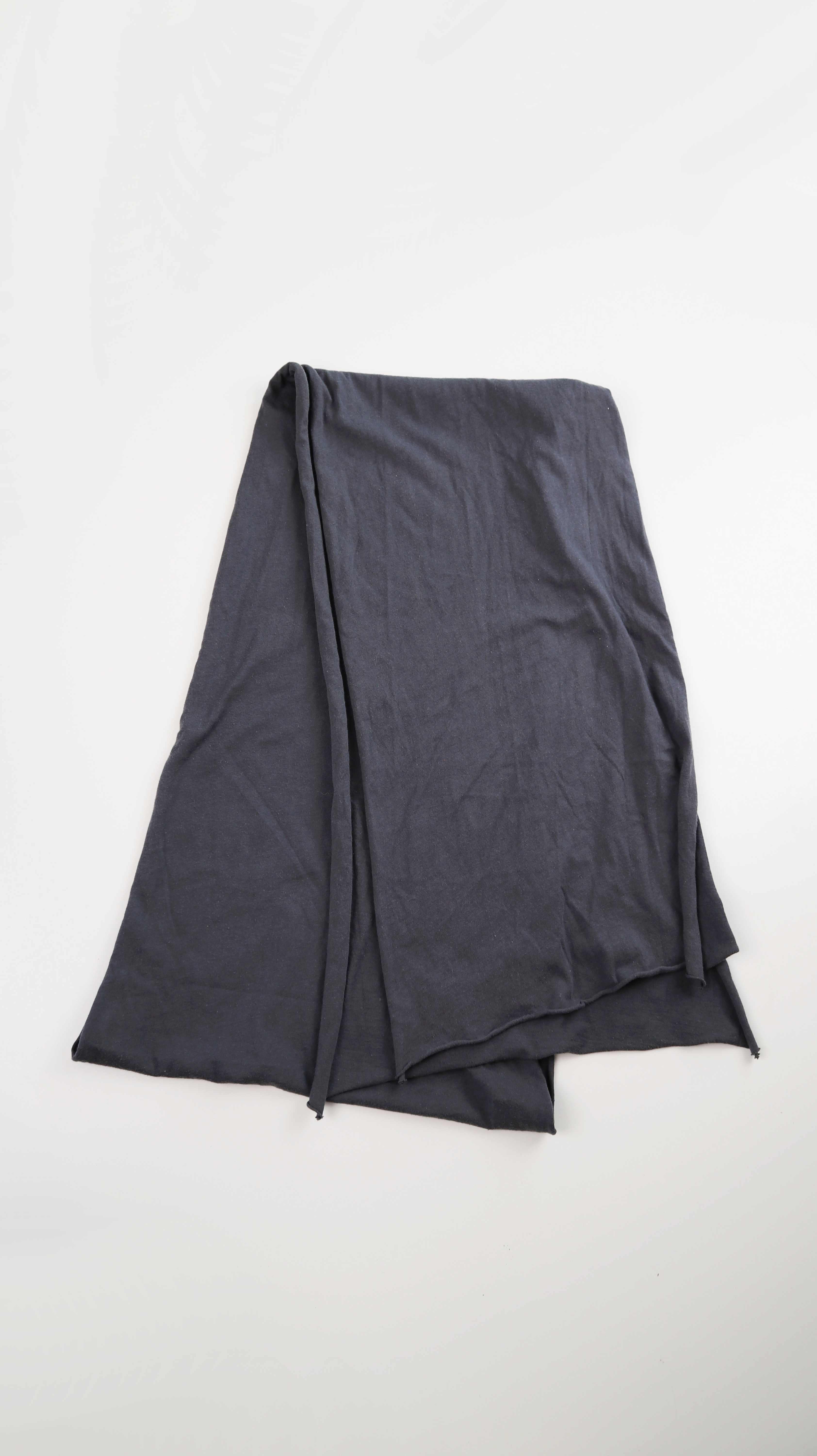 Schal Tuch Grau Baumwolle Baumwollschal basic