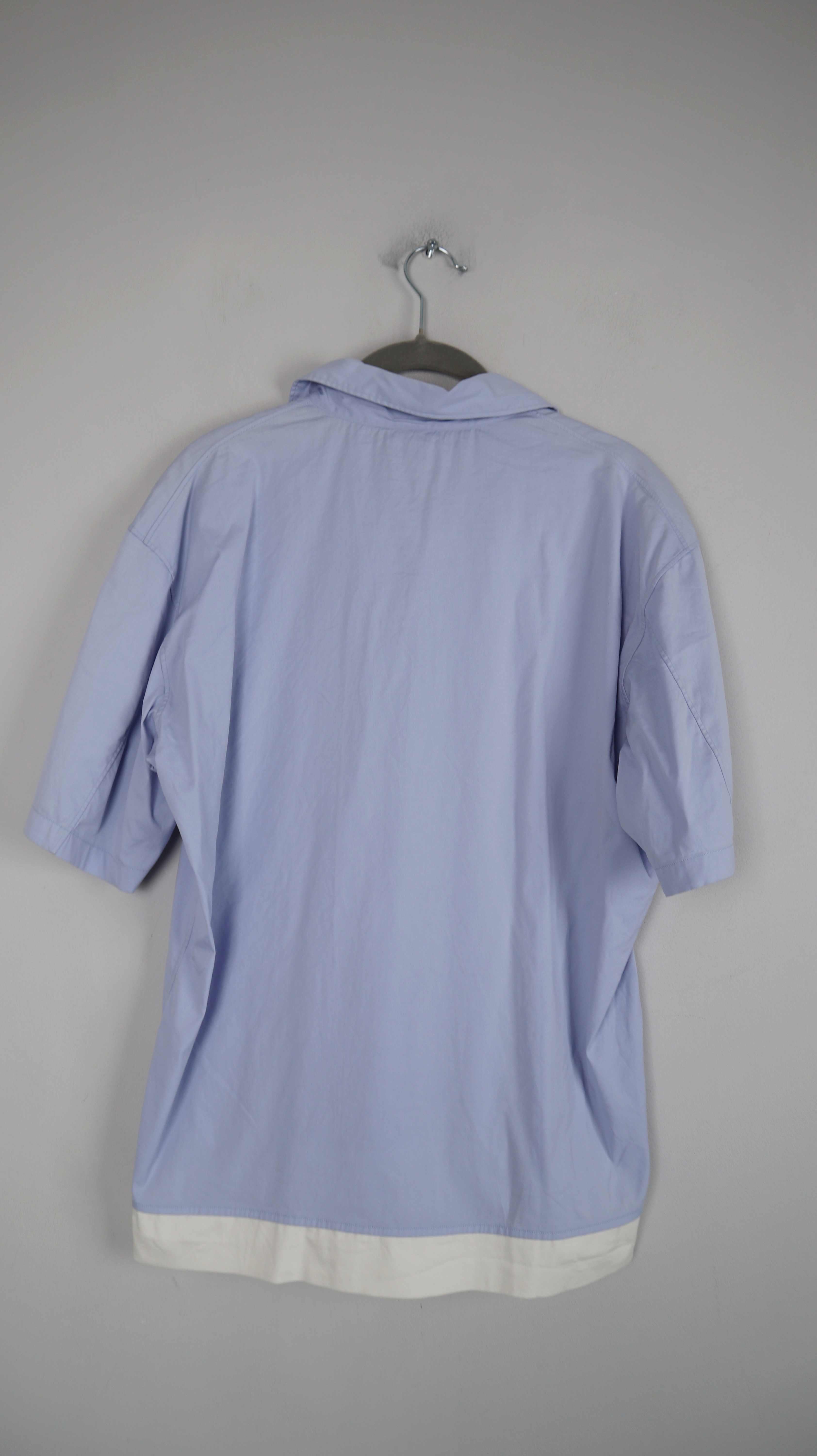 Jil Sander Hemd Bluse Blau Hellblau 40 L Shirt Oberteil
