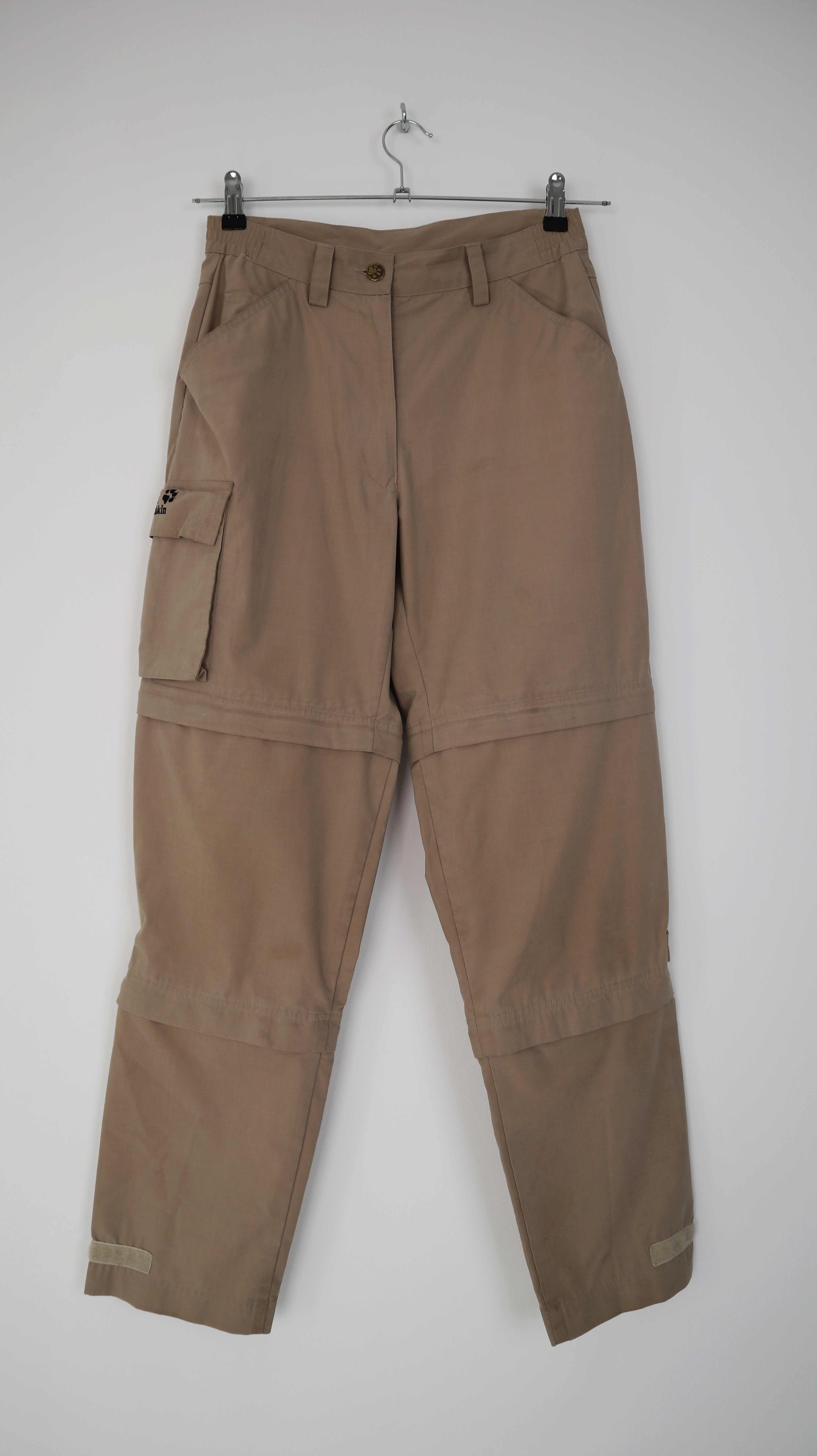Jack Wolfskin Hose Creme Beige 38 M Wanderhose Treckinghose braun
