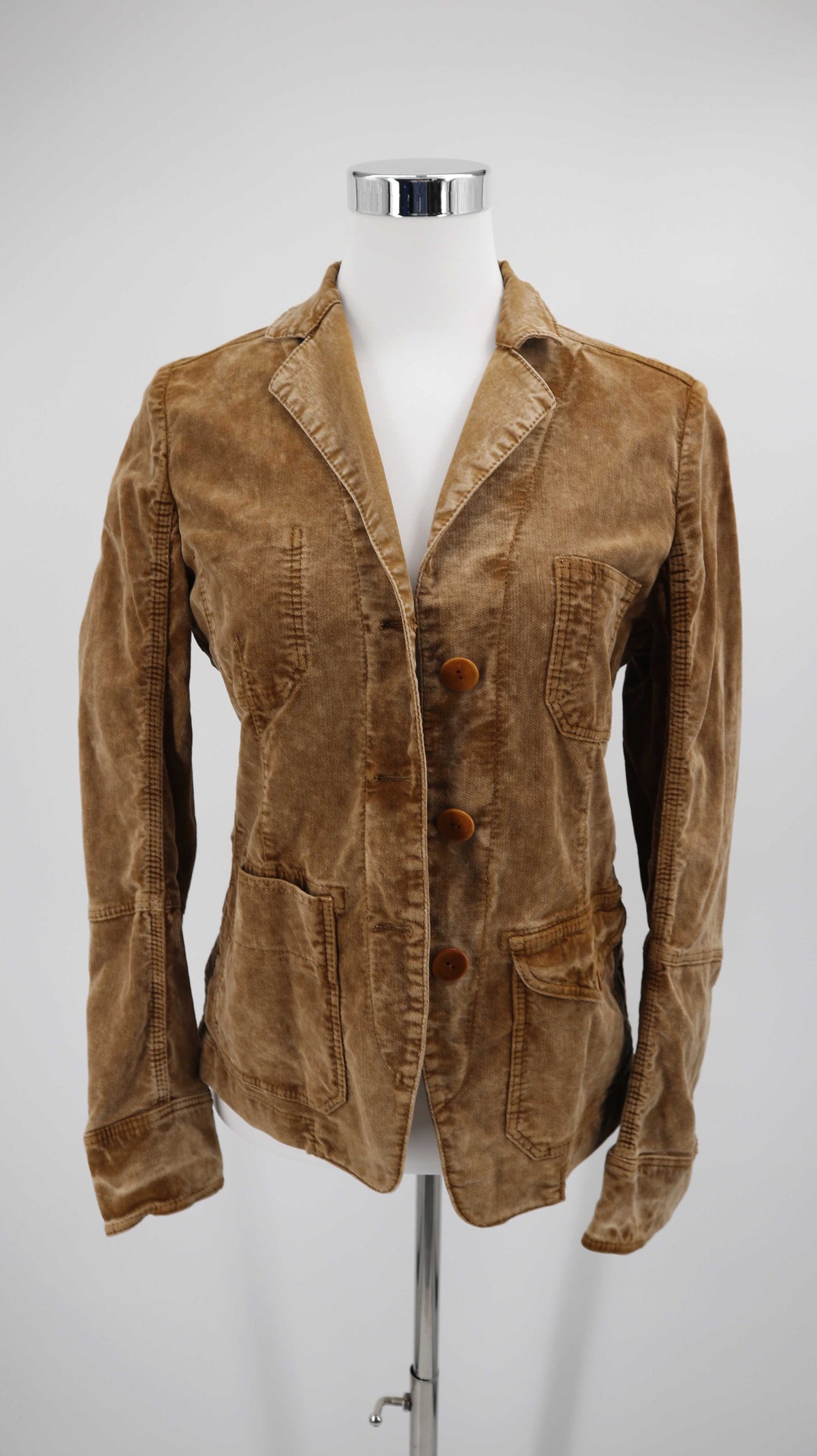 Closed Blazer Samtblazer braun 36 S Hellbraun Jacke
