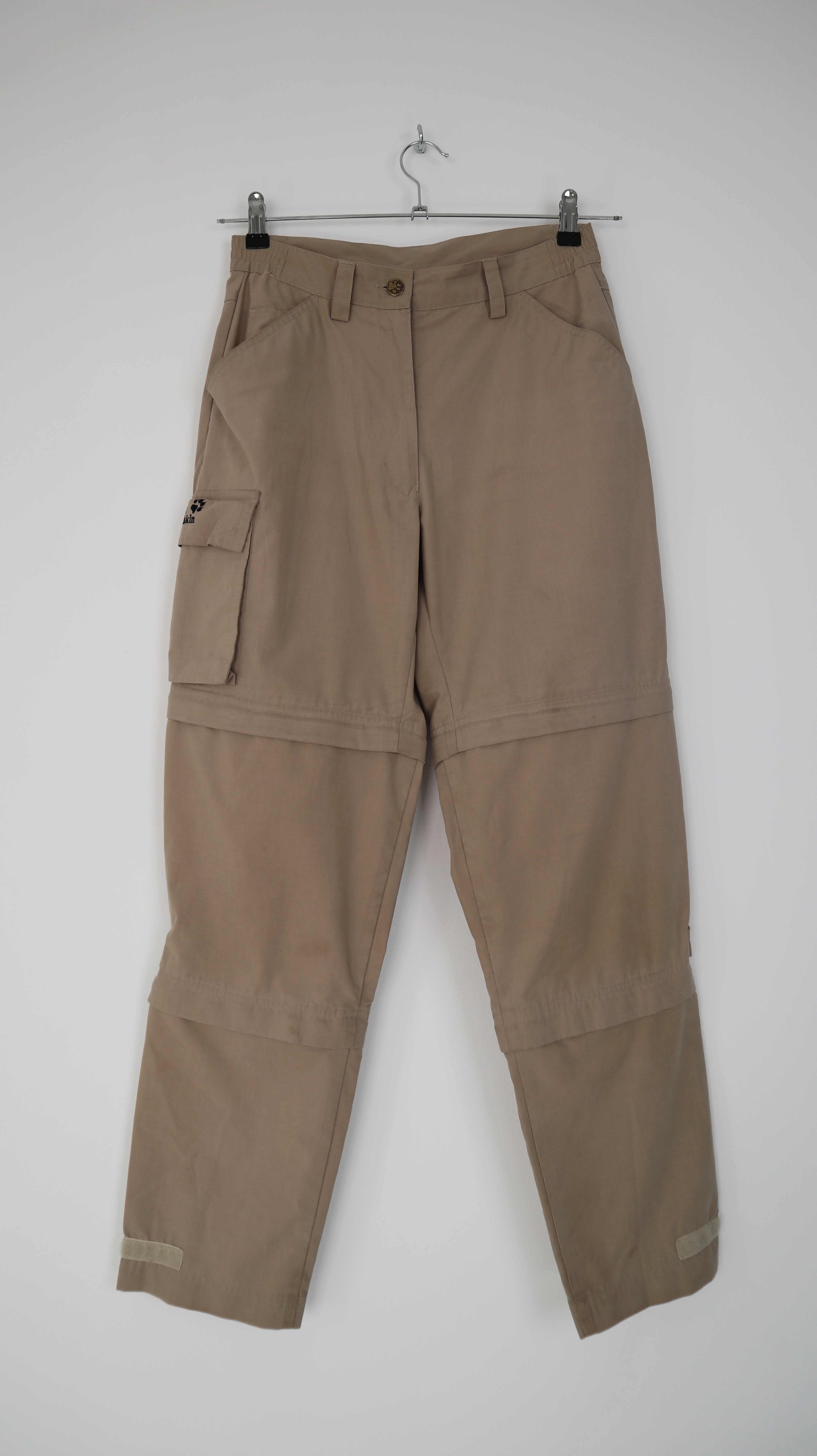 Jack Wolfskin Hose Creme Beige 38 M Wanderhose Treckinghose braun