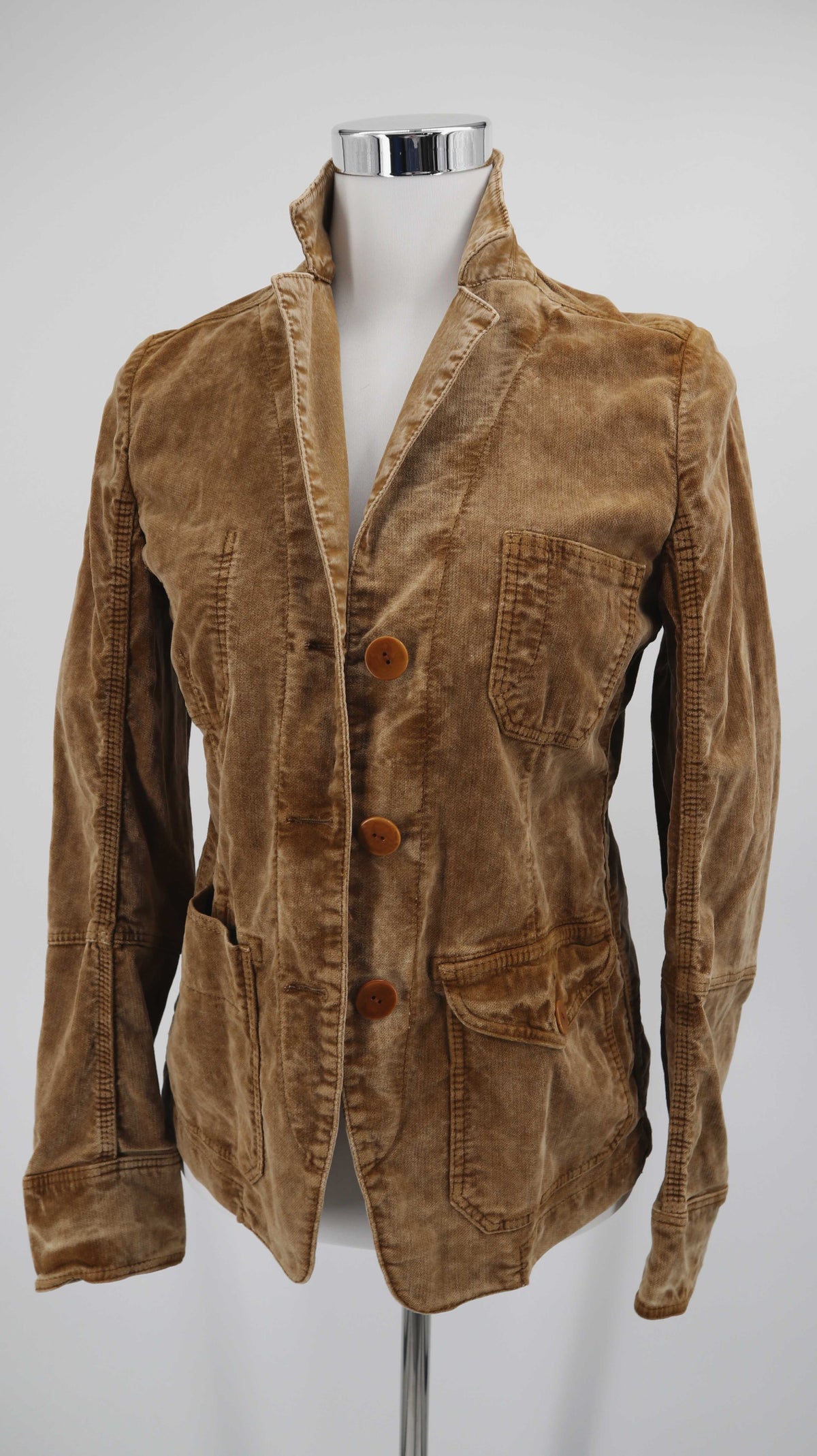 Closed Blazer Samtblazer braun 36 S Hellbraun Jacke