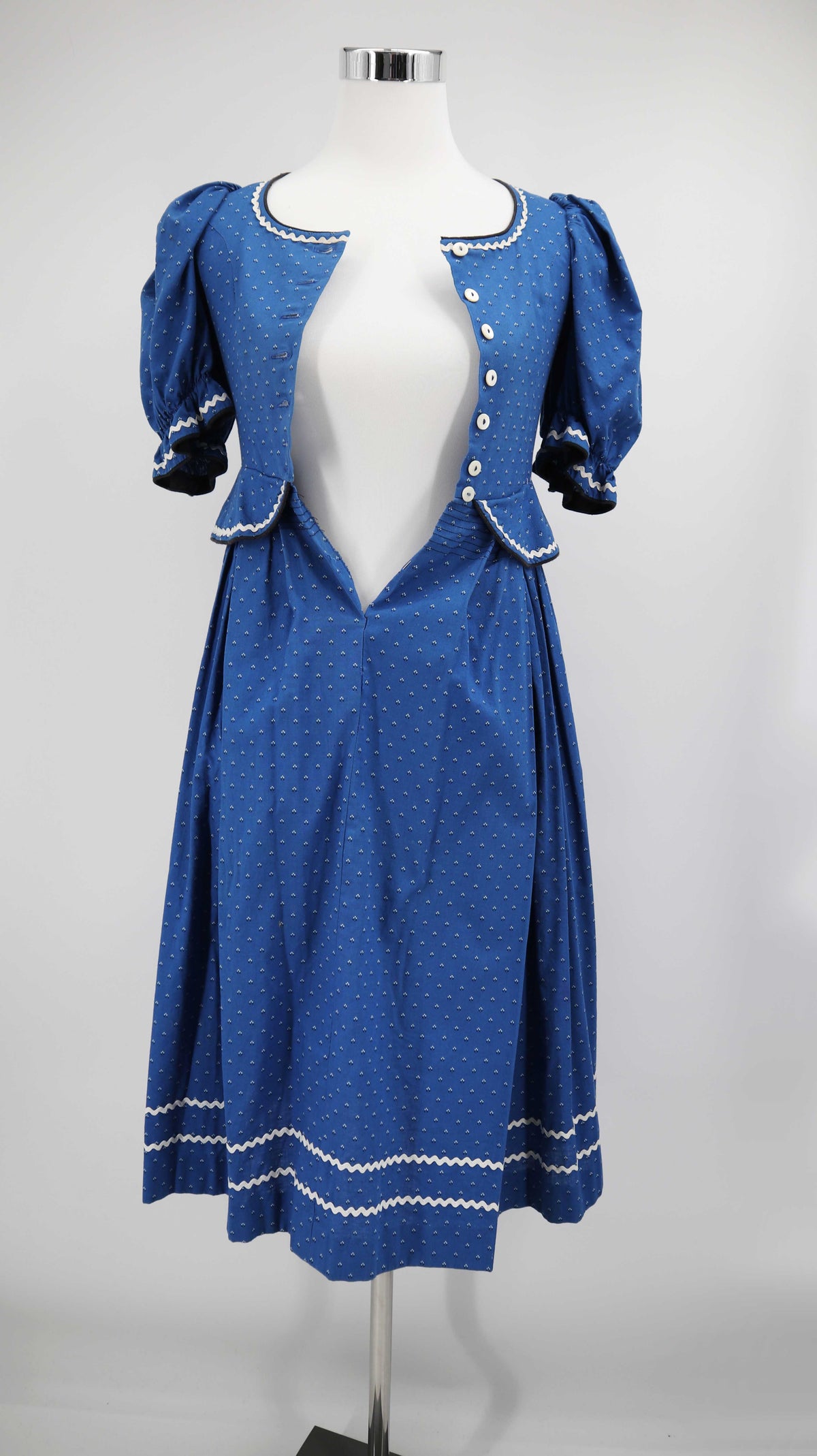Chiemseer Dirndl Trachten Blau 34 XS Wiesn traditionell Kleid Okttoberfest