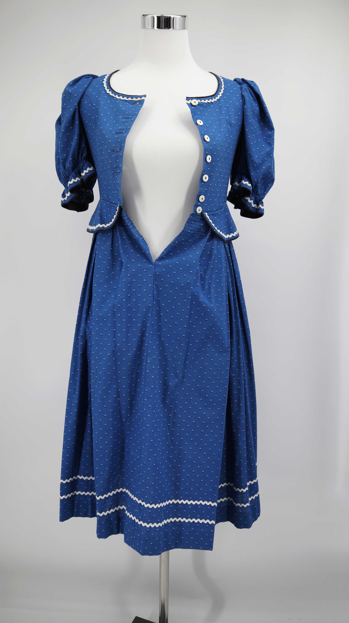 Chiemseer Dirndl Trachten Blau 34 XS Wiesn traditionell Kleid Okttoberfest