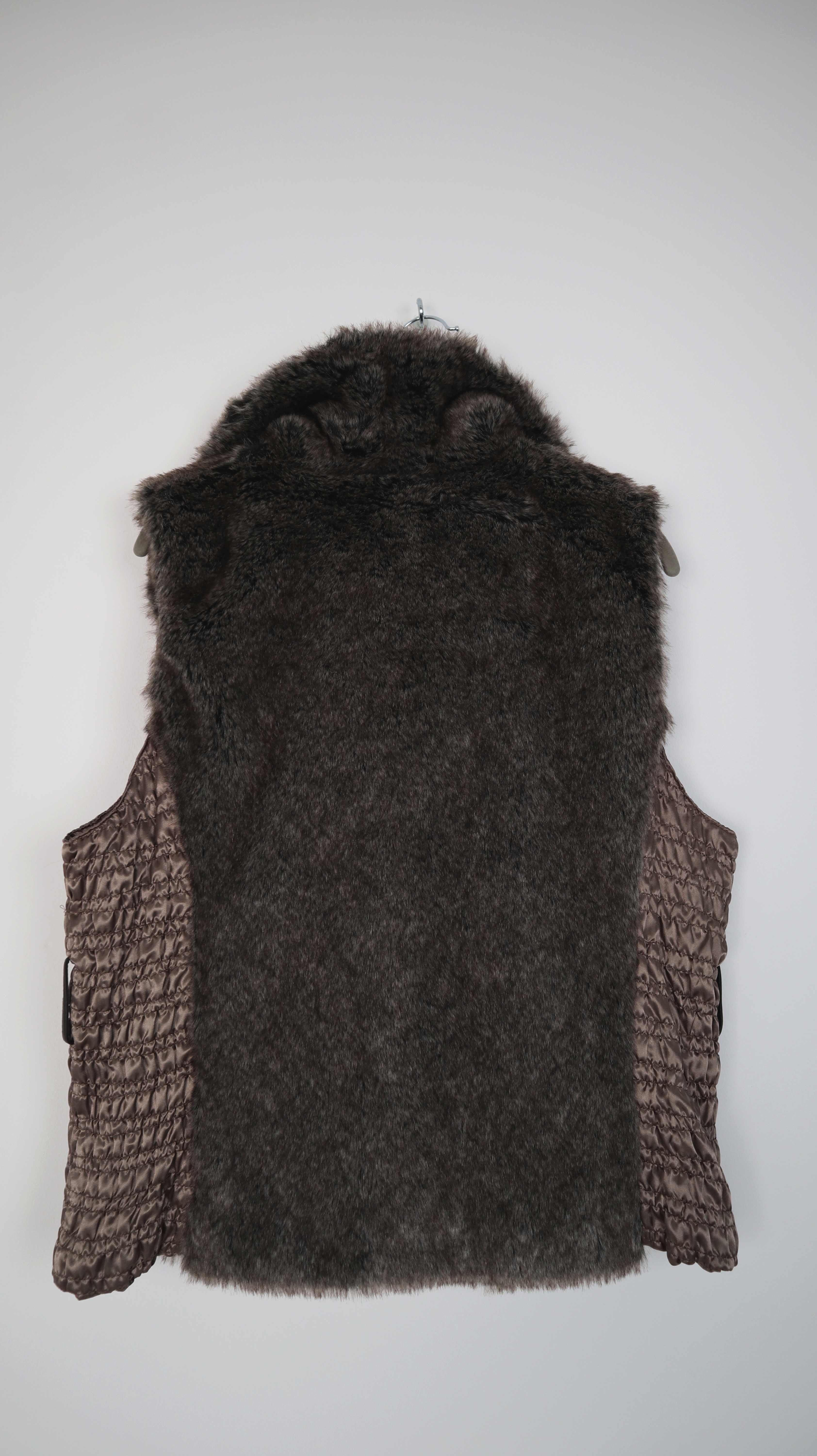 summum Weste neu braun Fell Fellweste XL 40 42 Kunstfellweste