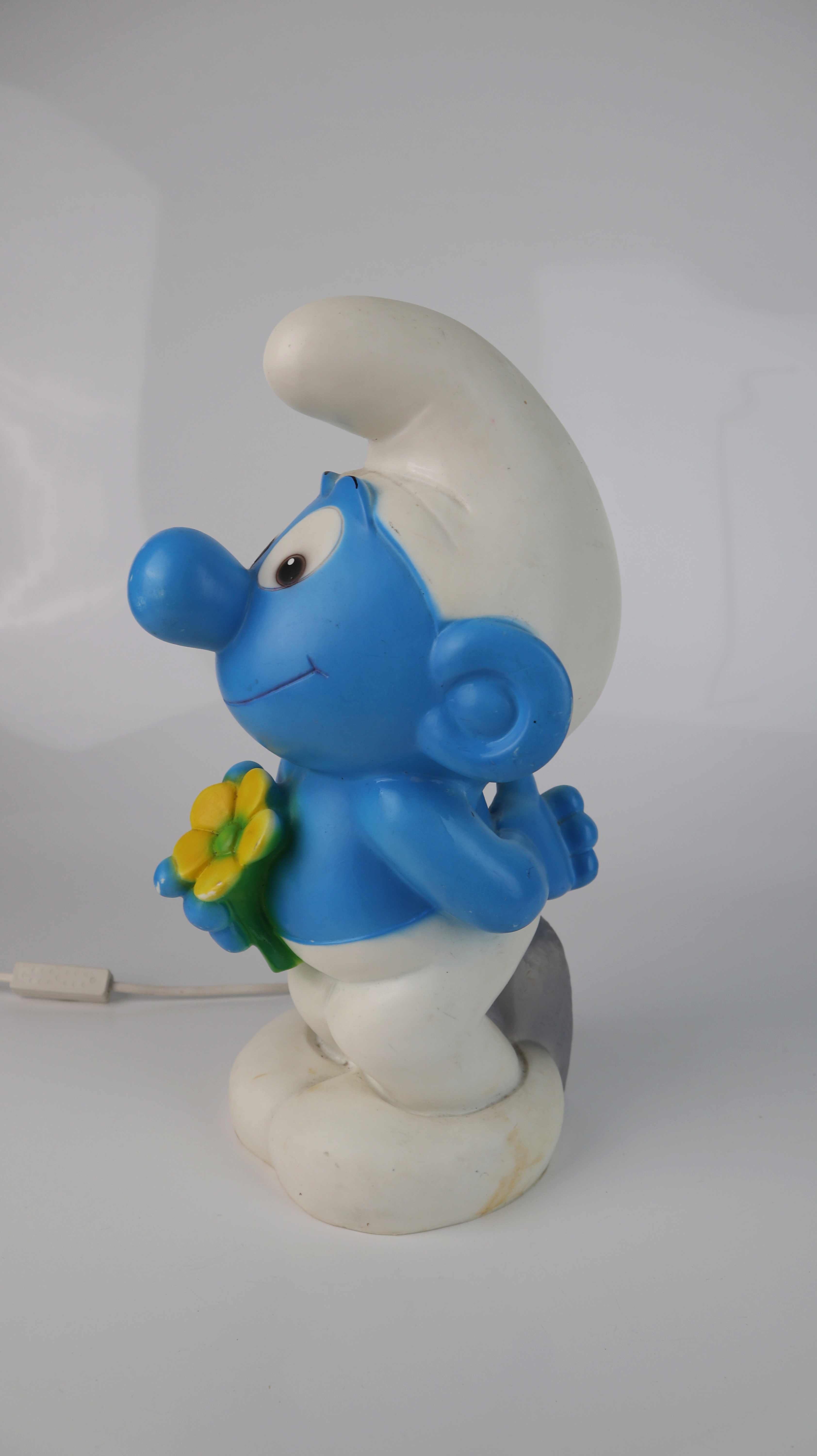 Lampe Schlumpf Schlumpflampe Nachttischlampe 1950er Melek Fecht