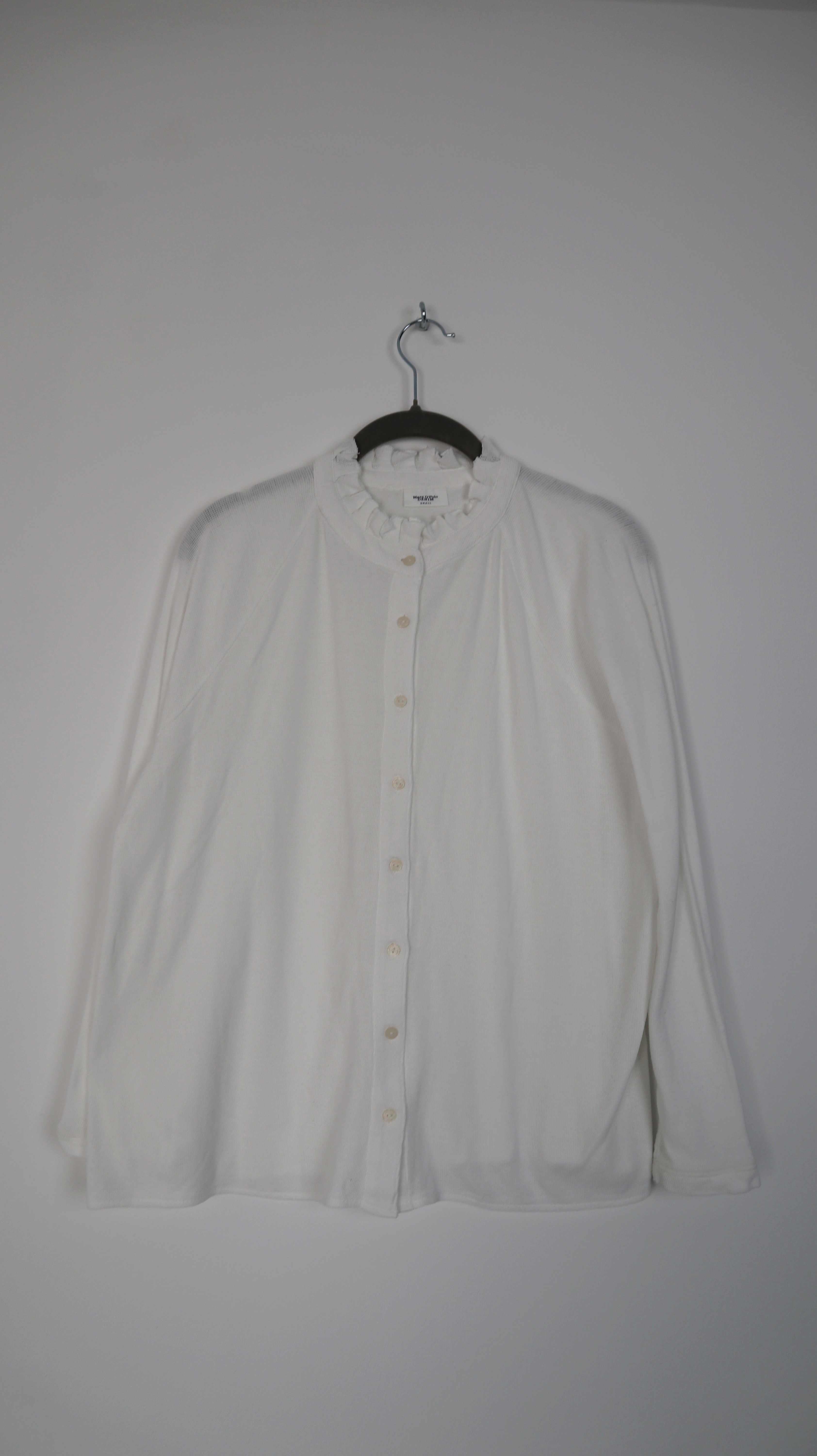 Marc O'Polo Denim Bluse weiß weiss Small S 36 Langärmlig Longsleeve