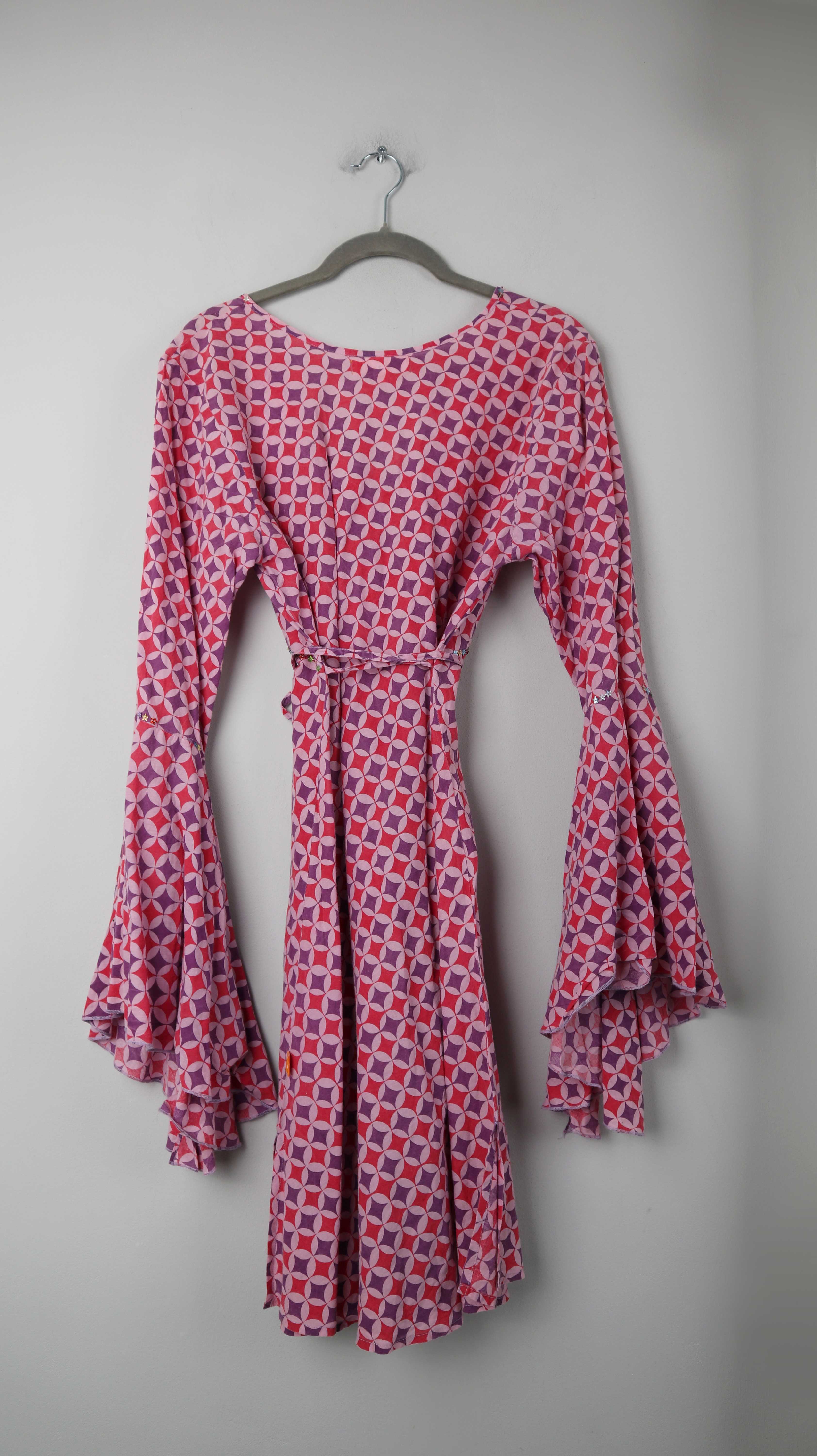 Aurobelle Kleid Pink Rosa 38 M Midi Midikleid Sommerkleid Sterne