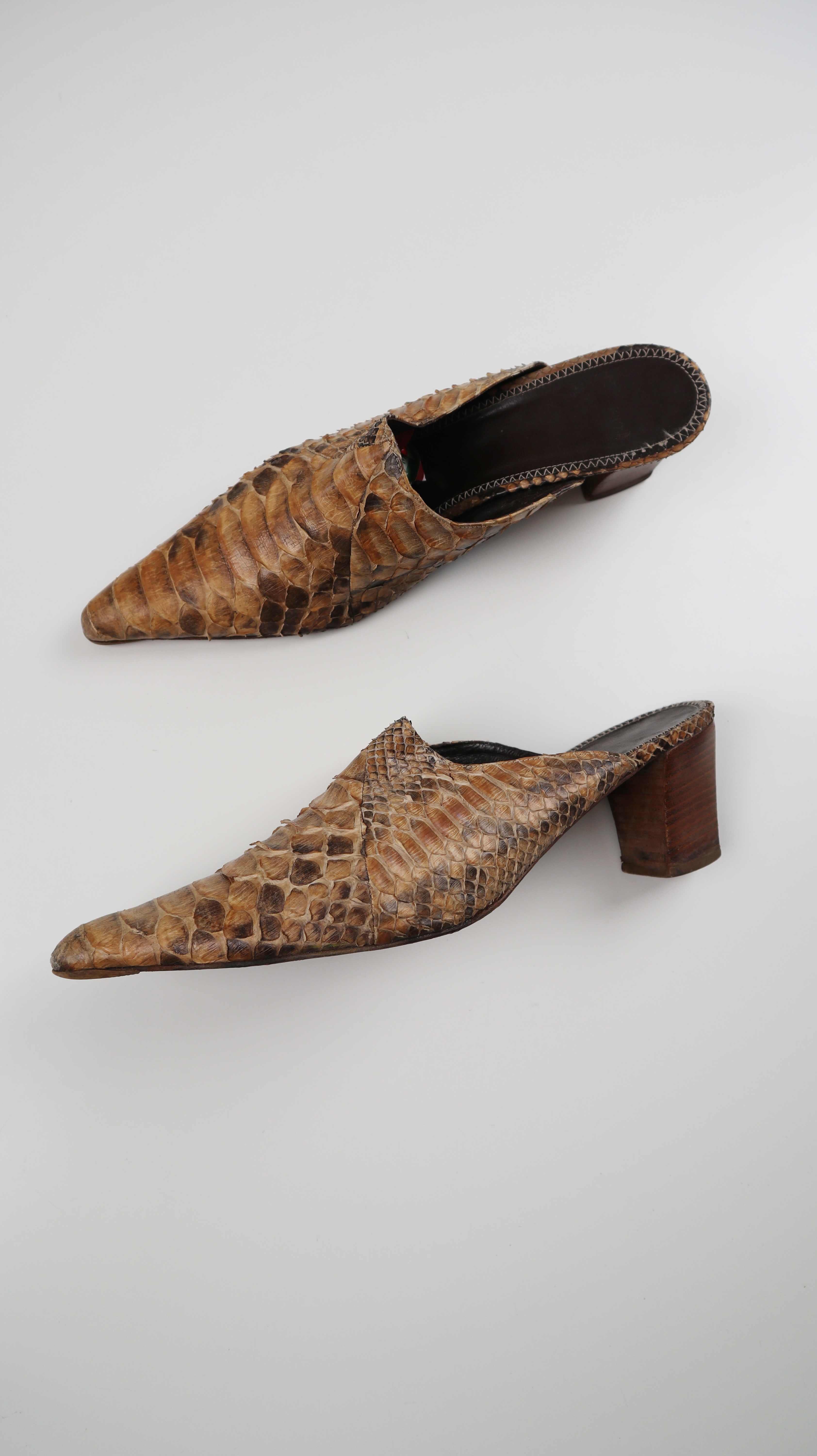 Giorgio M. Sandalen Slipper Loafer 39 true vintage made in italy