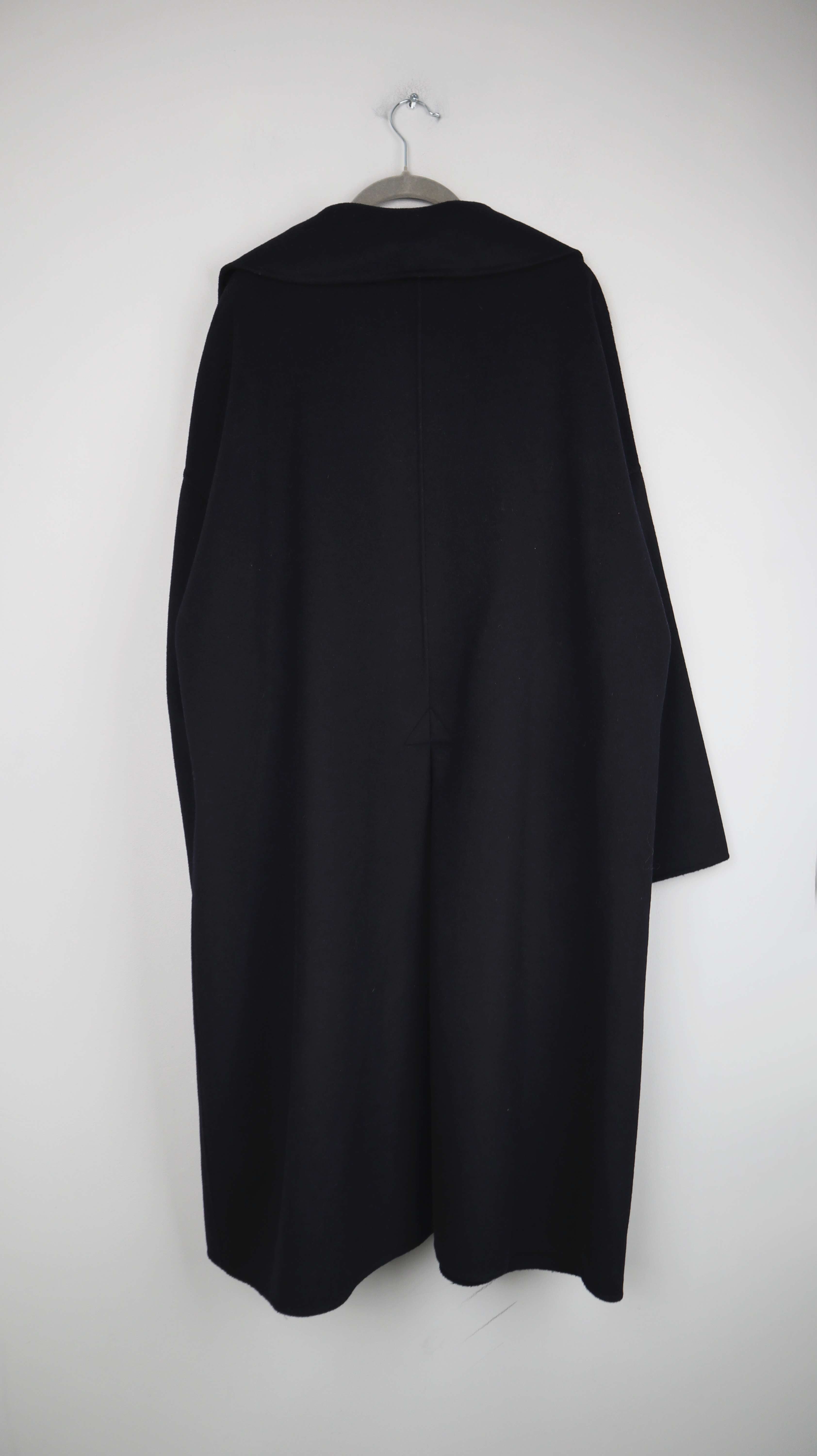 Zara Mantel dunkelblau 40 L Jacke Staubmantel Wollmantel