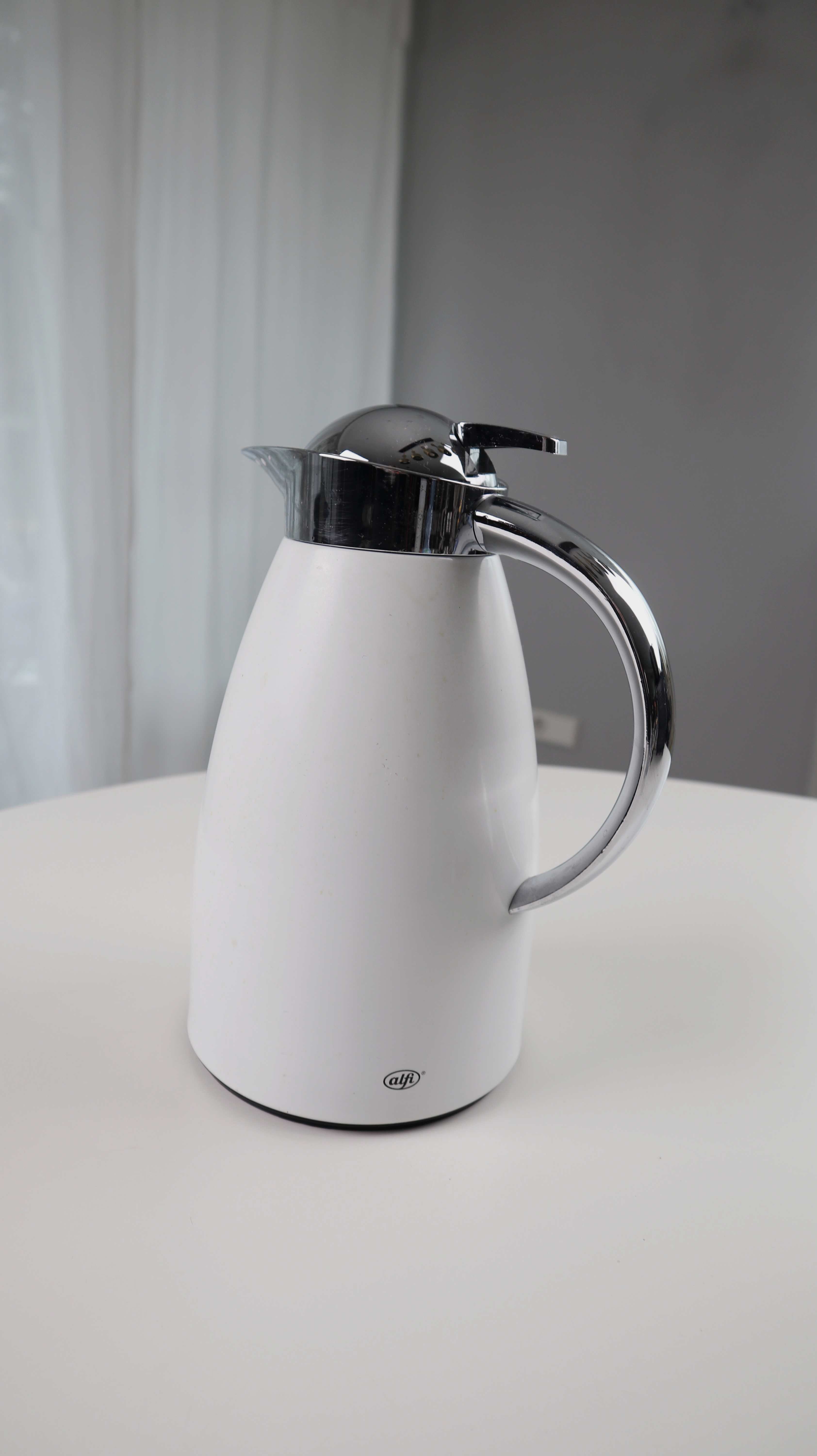 Alfi Teekanne Kaffeekanne weiß Isolierkanne Signo Alpinweiß