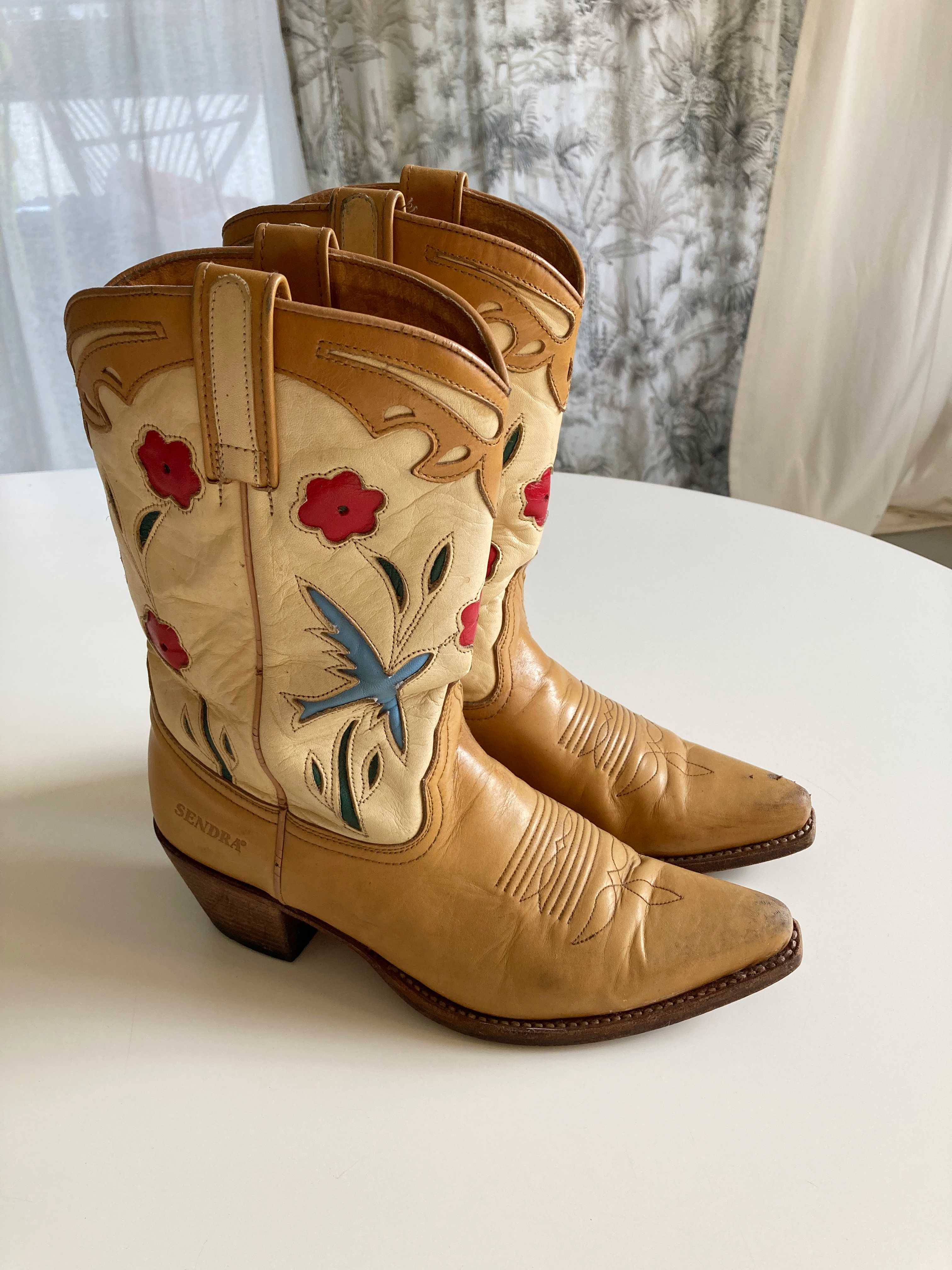 Cowboy Stiefel Westernreitstiefel 38 Damenstiefel Westernstiefel