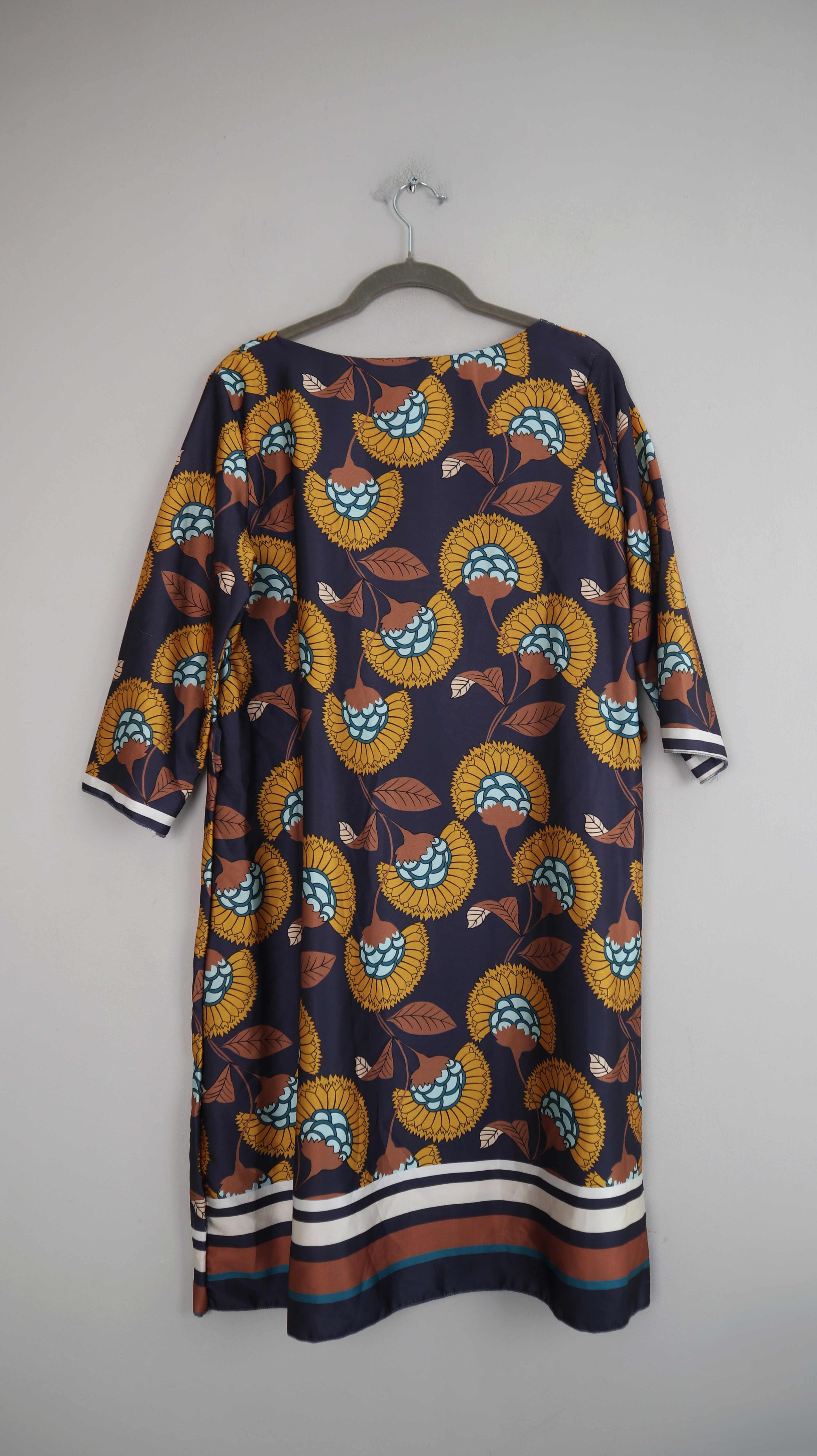 Kleid Midi Midikleid 38 M bunt Sommerkleid Oberteil