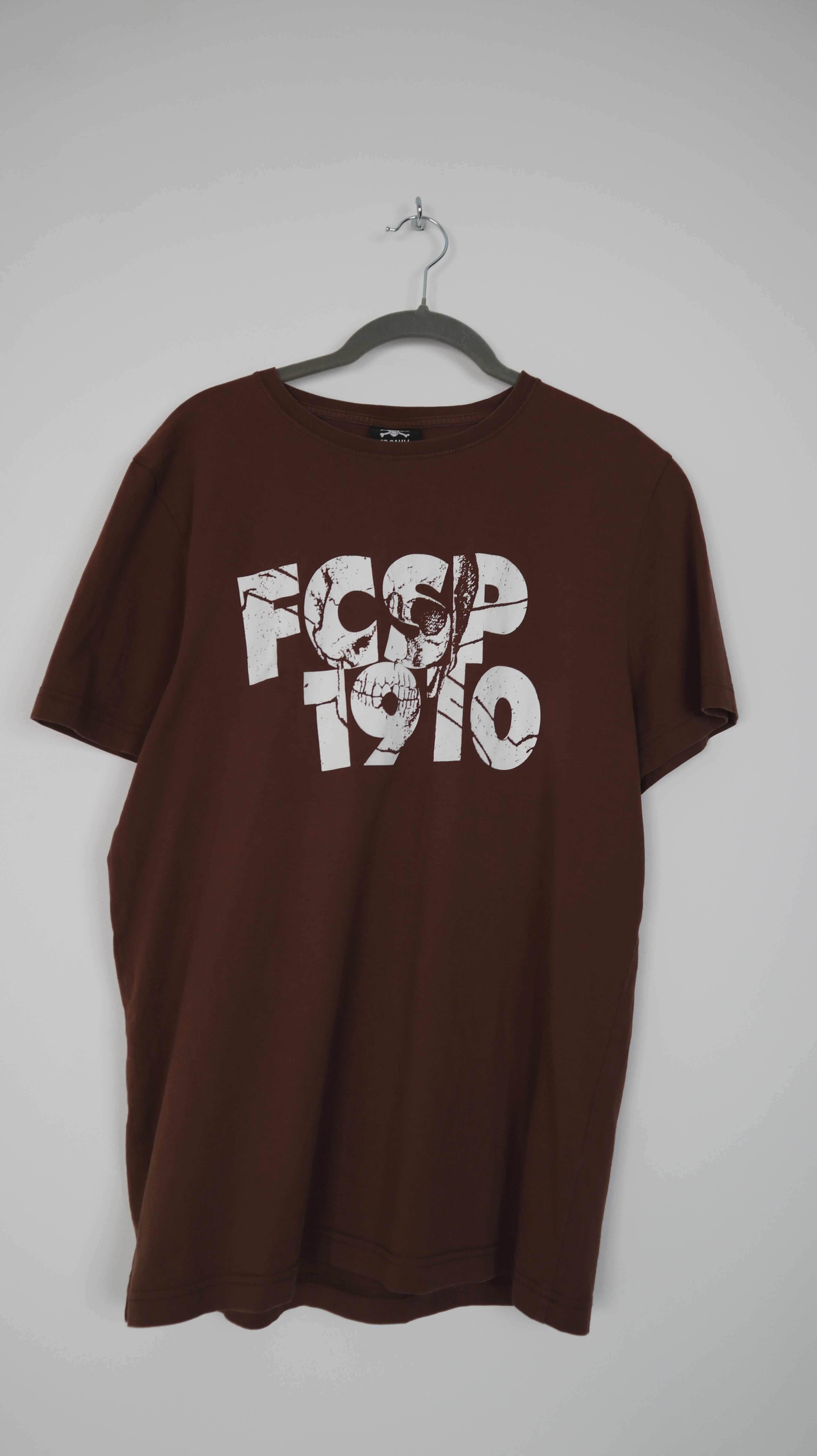 FC St. Pauli Shirt T-Shirt braun M Oberteil 1910 Fanshirt