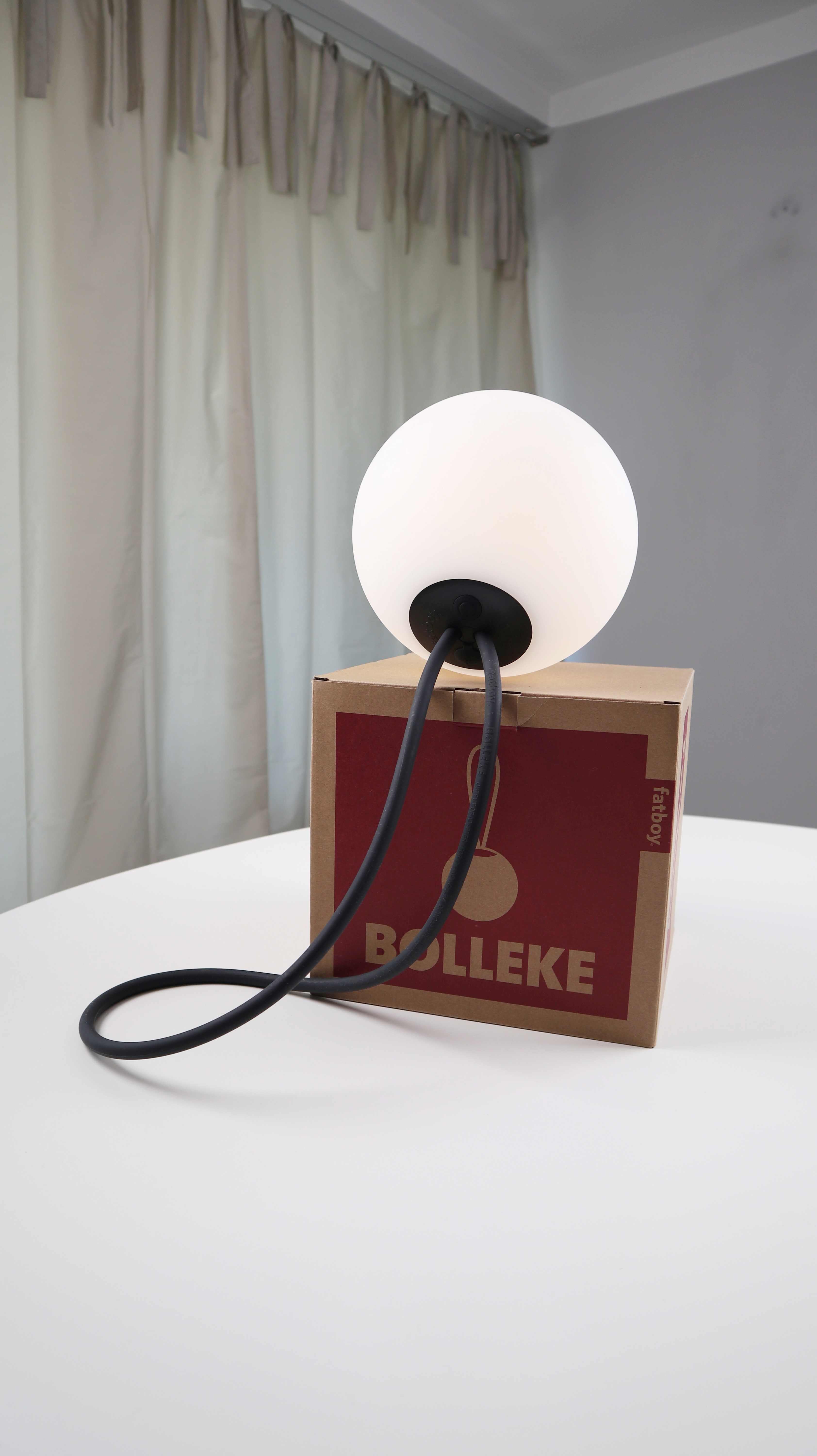 Fatboy Bolleke Lampe Outdoorlampe Licht Kugellampe weiß schwarz