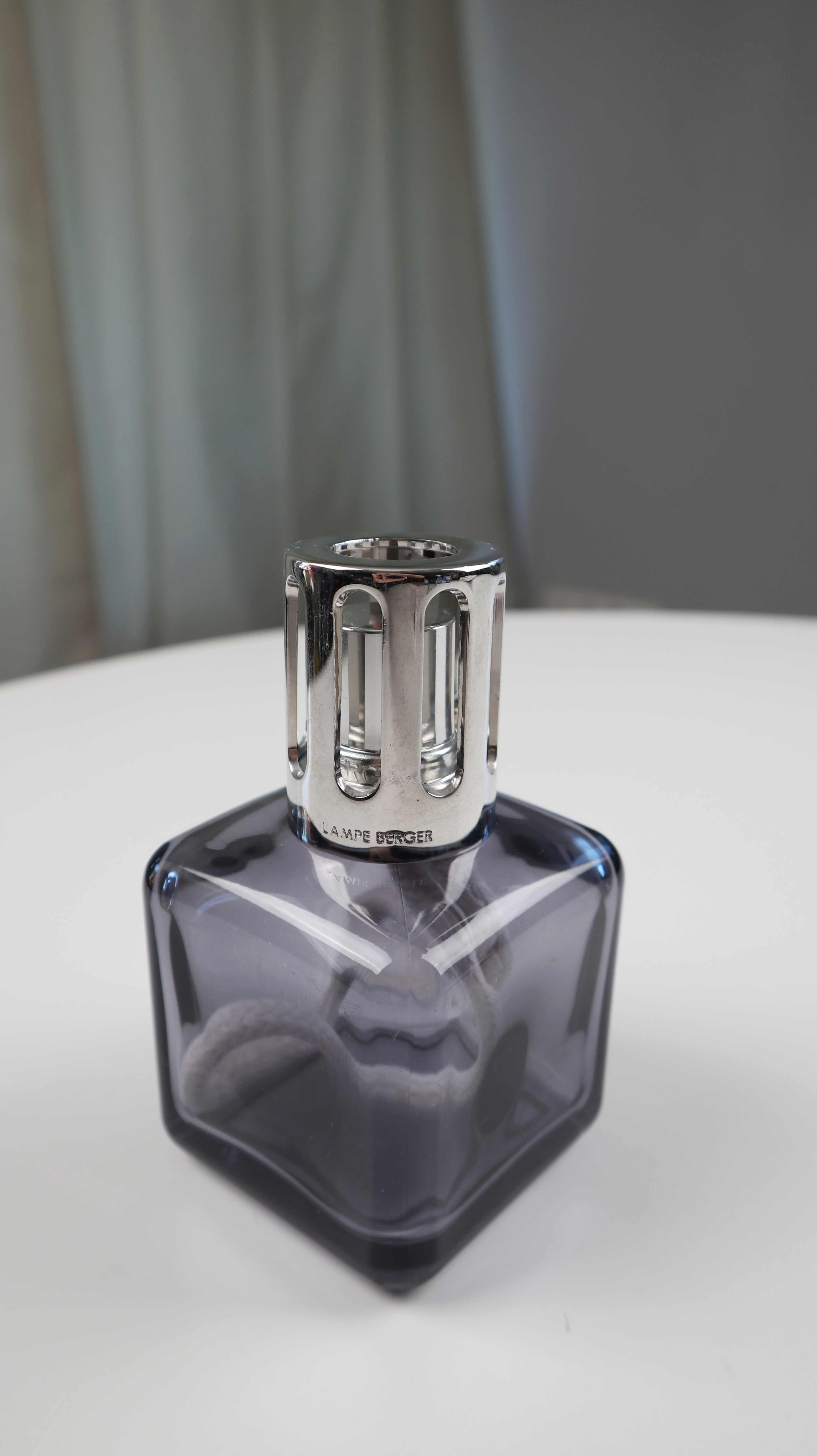 Berger Lampe Flacon blau Glas Duftlampe Glasflasche