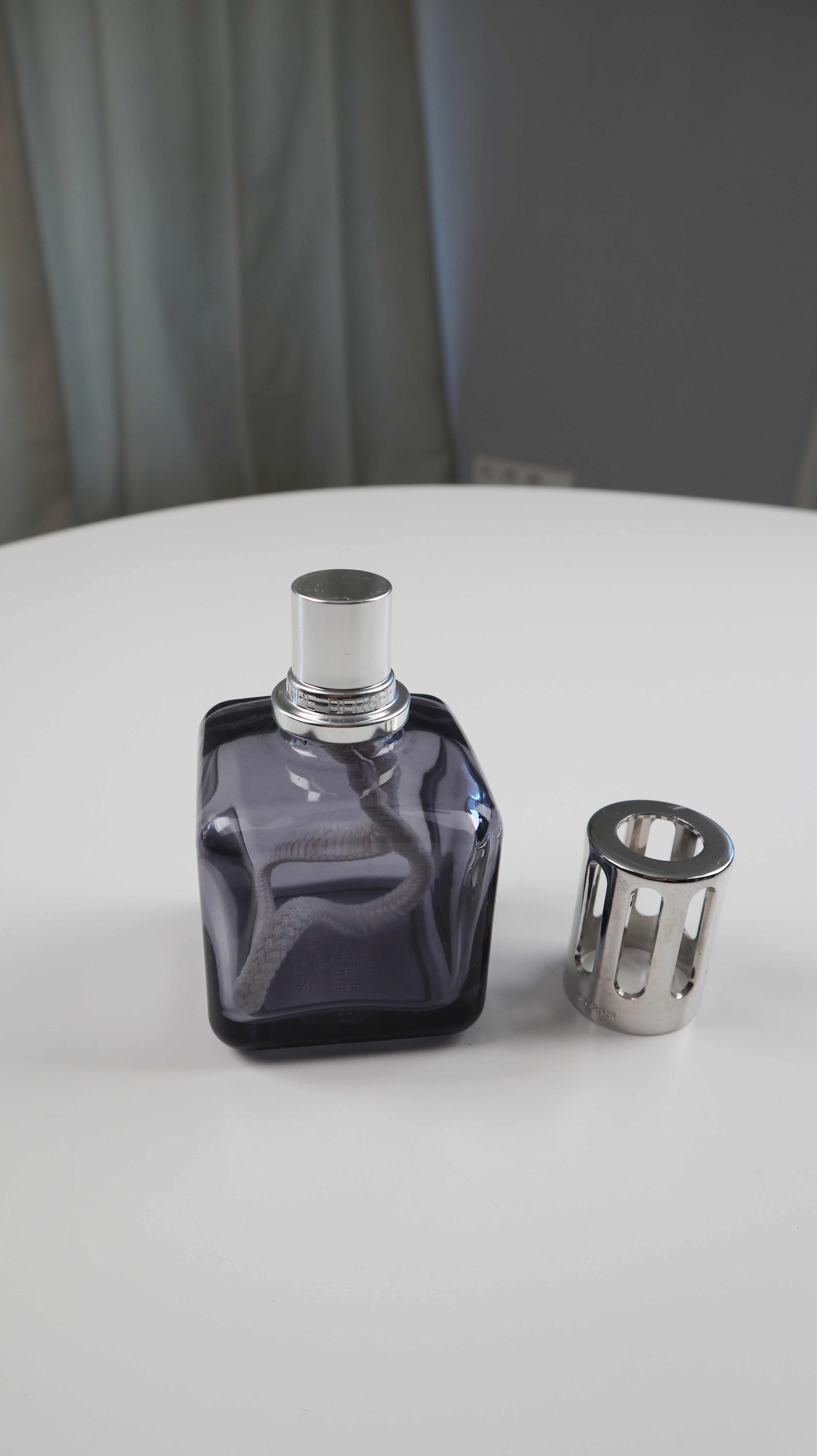 Berger Lampe Flacon blau Glas Duftlampe Glasflasche