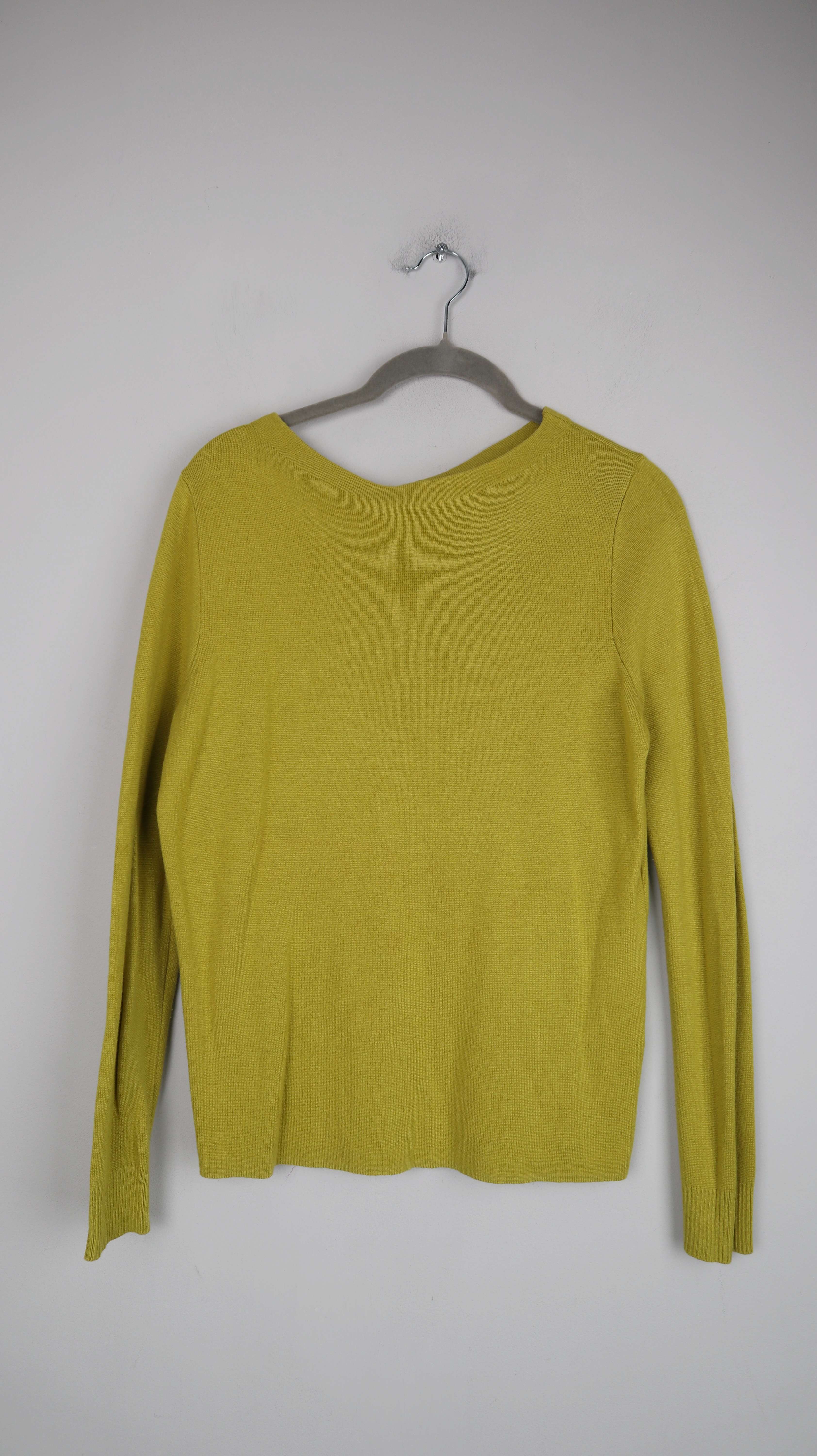 Opus Pullover Shirt Gelb Grün 36 S Polviny Longsleeve