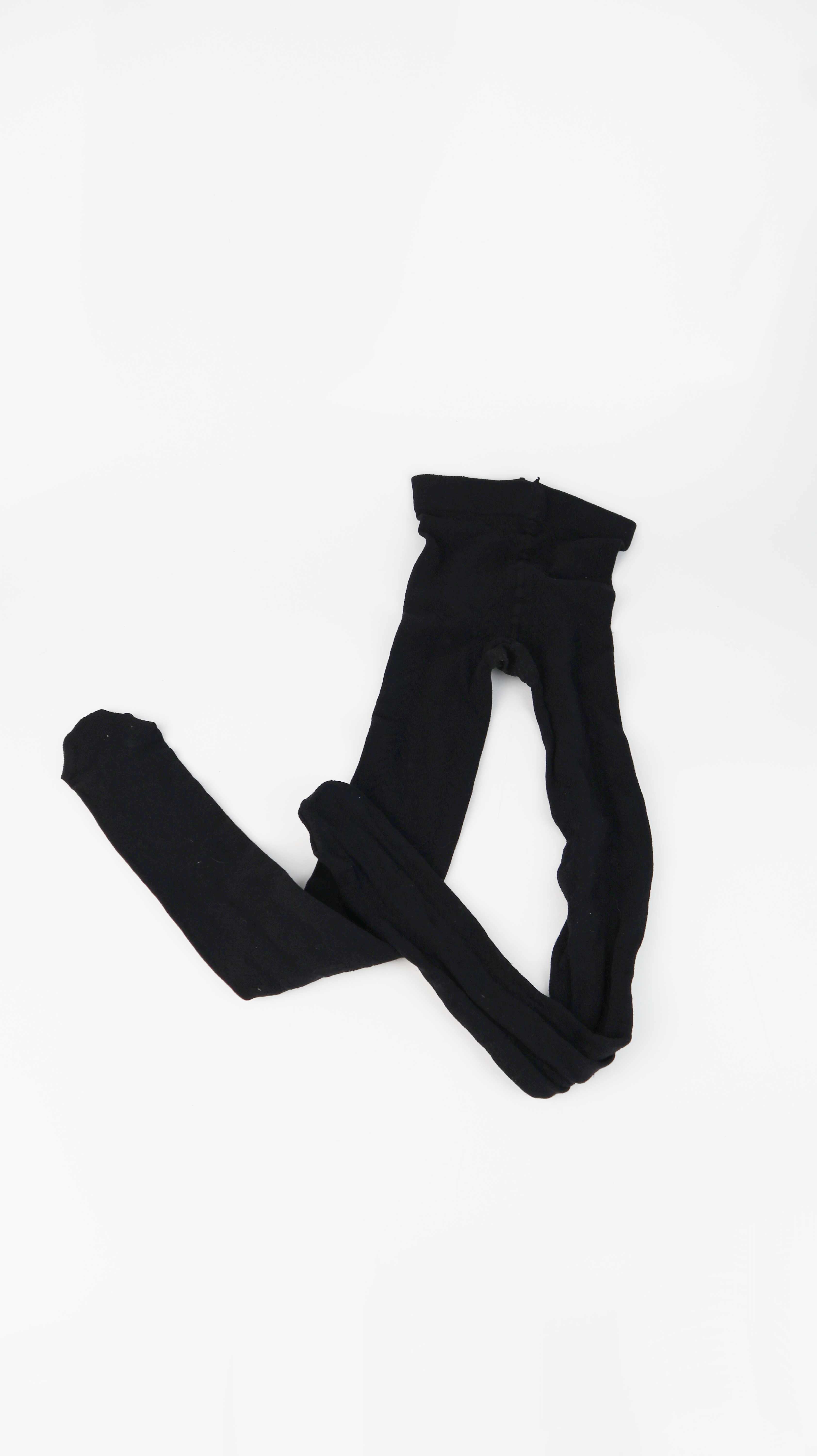 Strumpfhose 38 M Schwarz Gemustert Netz Netzstrumpfhose