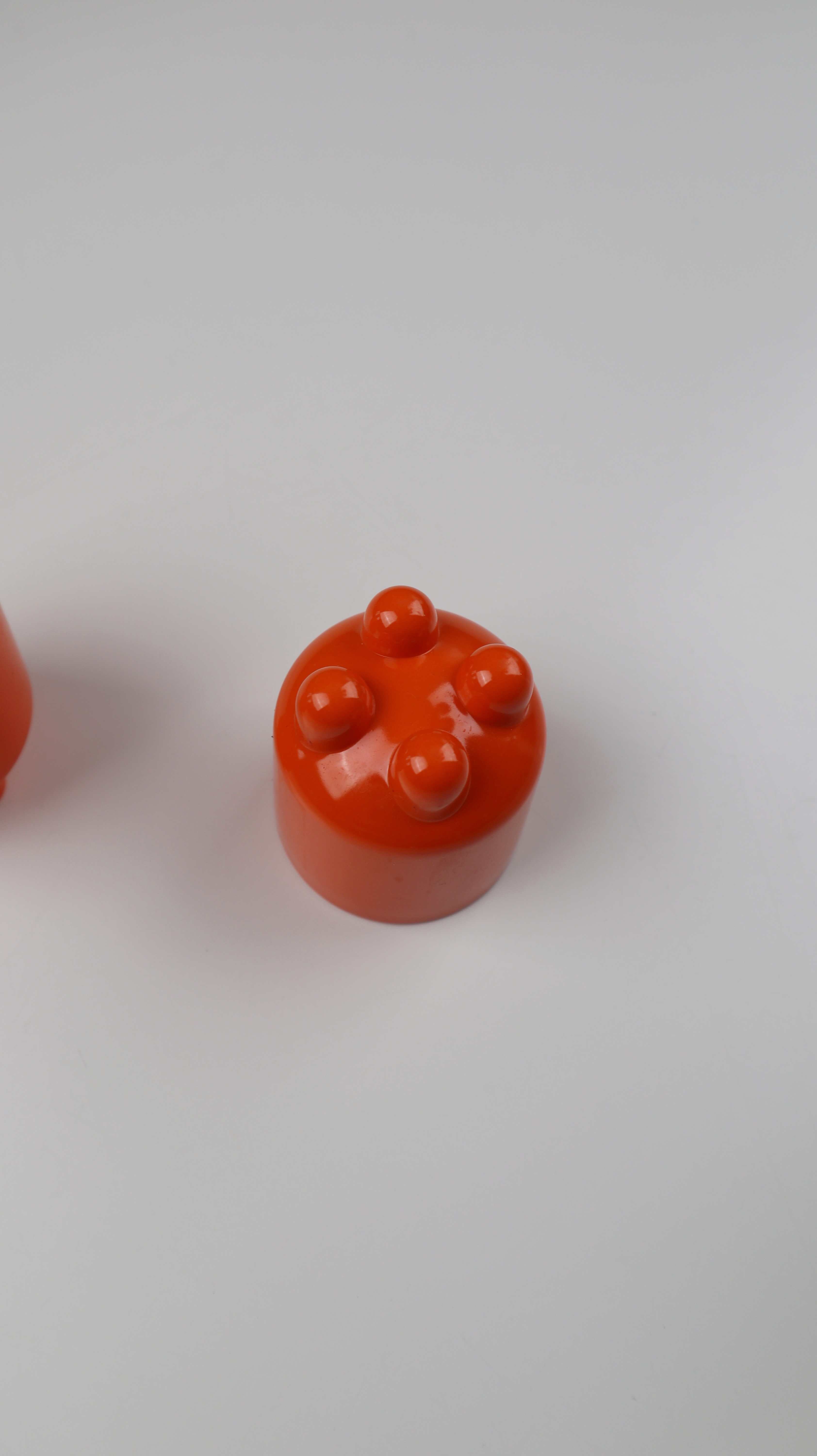 Emsa Eierbecher Set Kunststoff 70er Orange Becher