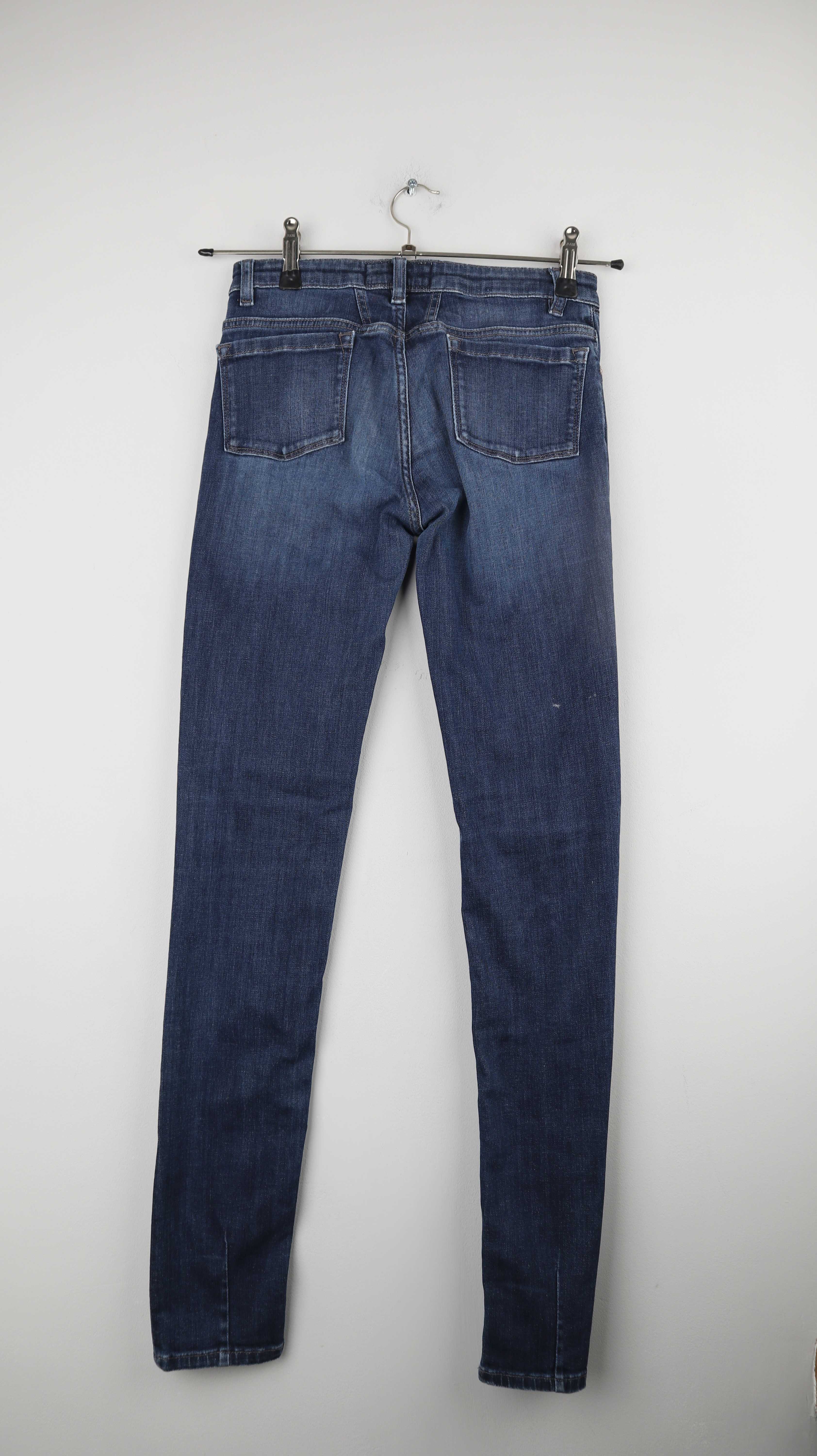 Closed Jeans XS 164 blau dunkelblau slim skinny Hose high waist