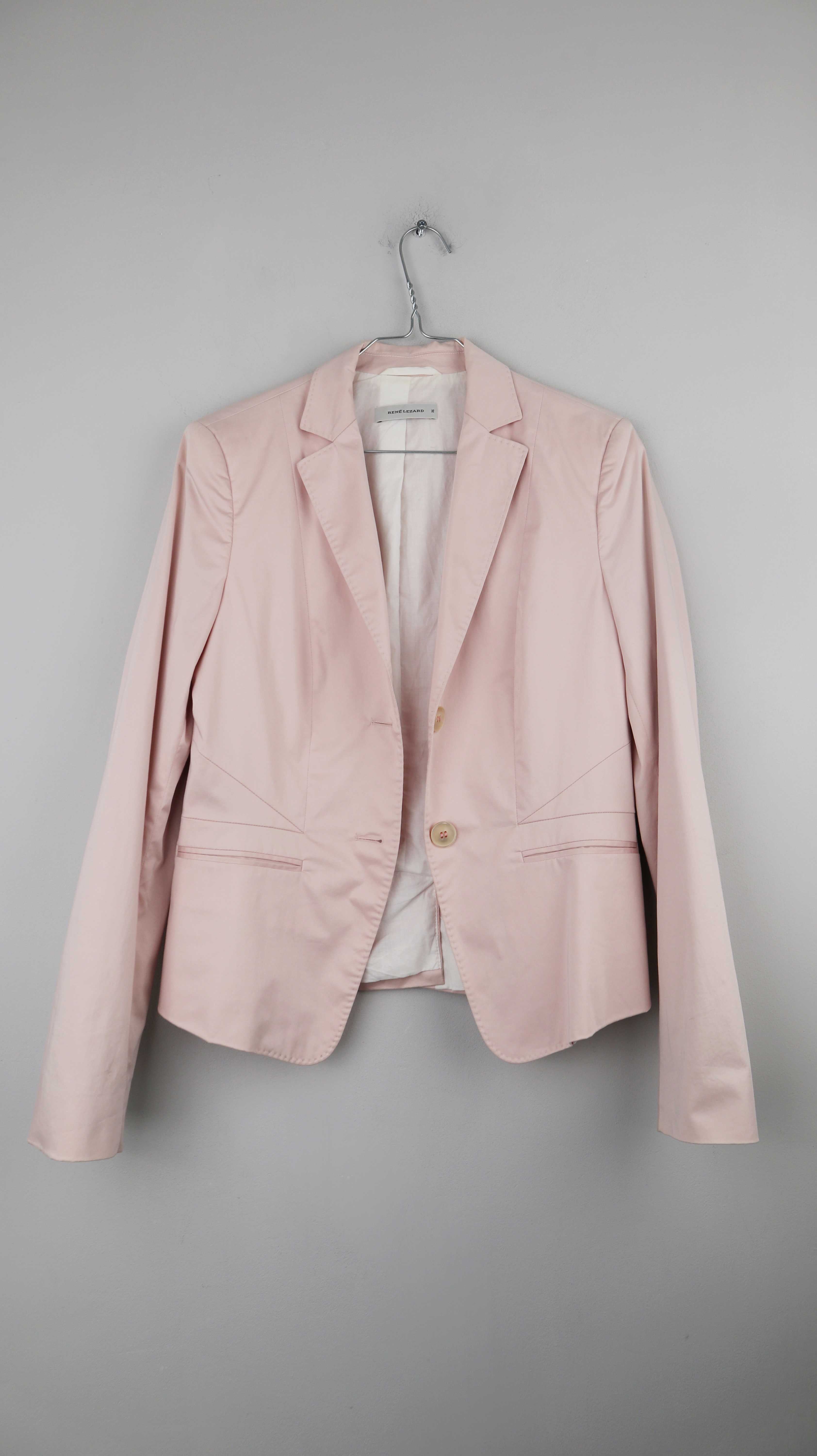 Rene Lezard Blazer Jacke Rosa Altrosa 36 S Jacke basic Business