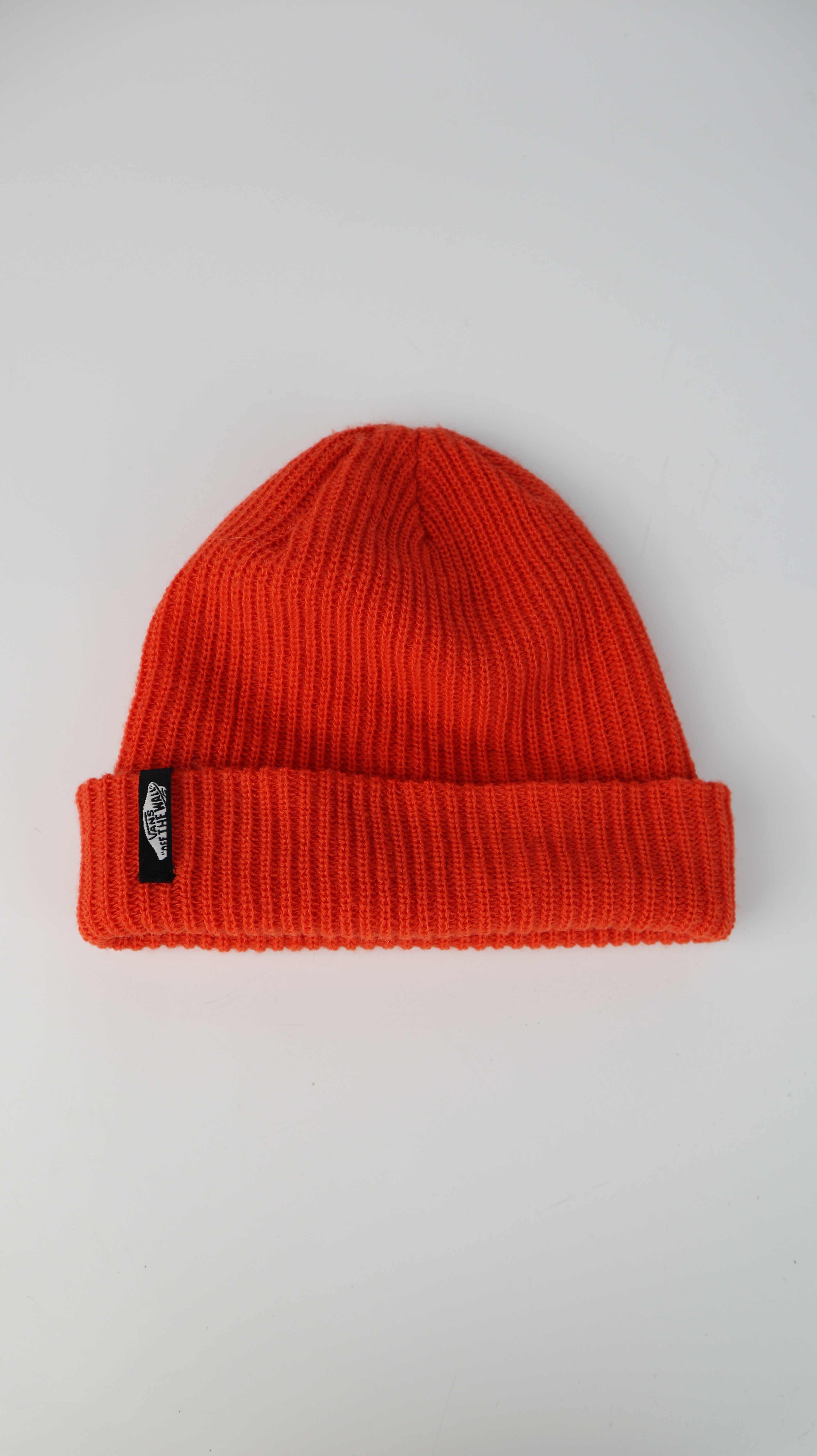 Vans off the Wall Beanie Mütze Kappe rot gestrickt Strickmütze