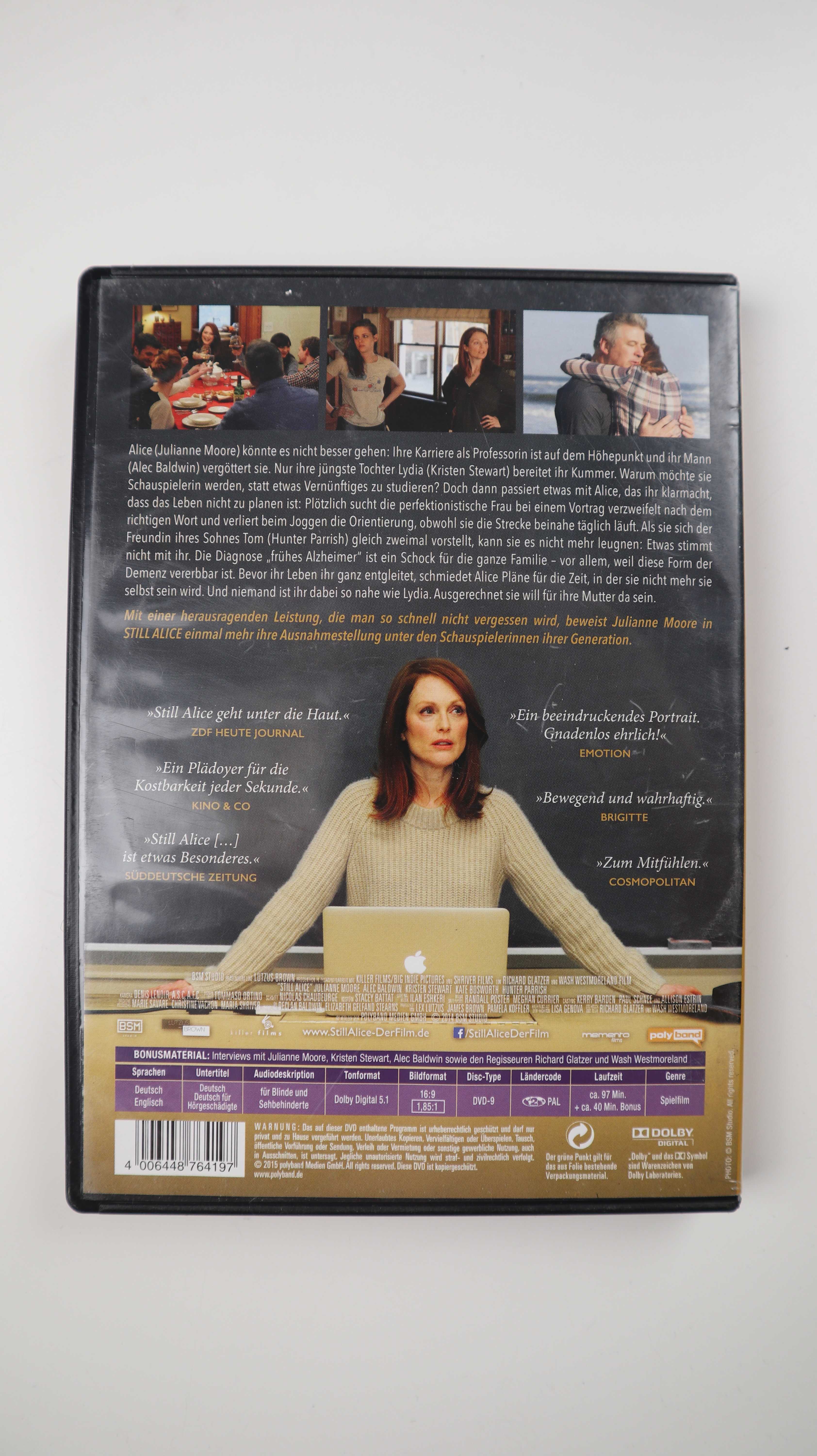 Still Alice Dvd Mein Leben ohne gestern Juliane Moore