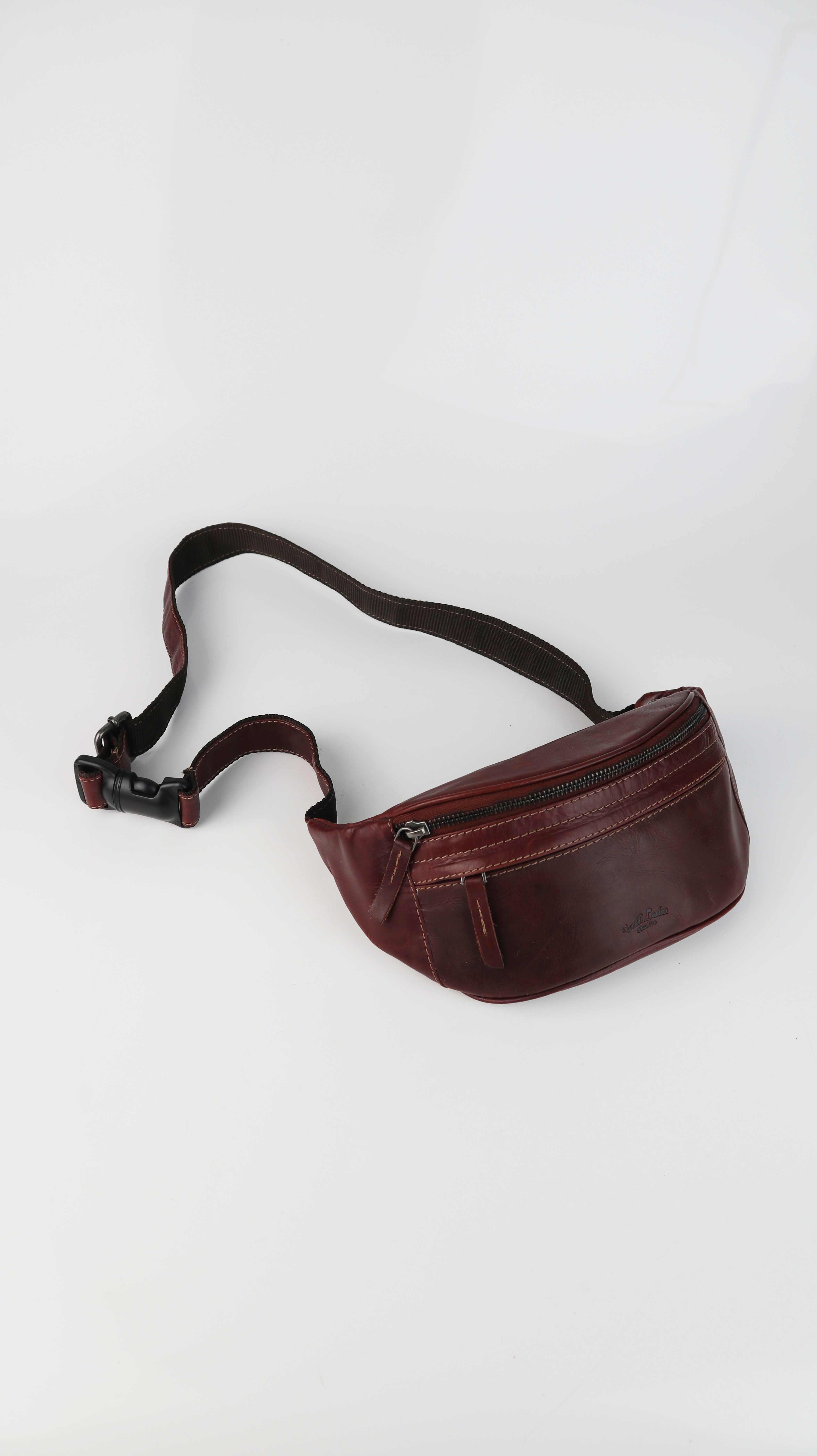 Gusti Leder Studio Bauchtasche Braun Hip Bag Ledertasche