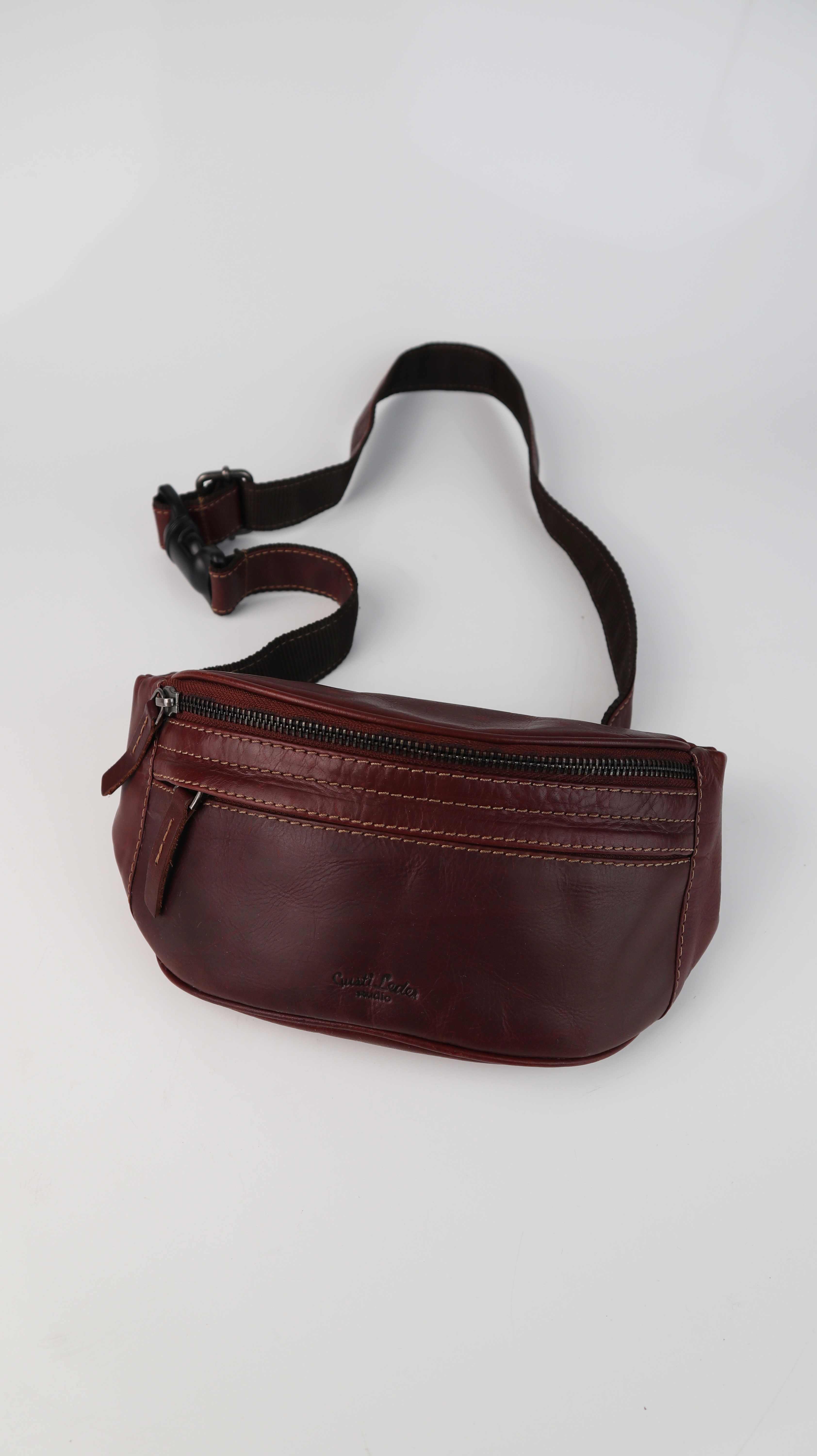 Gusti Leder Studio Bauchtasche Braun Hip Bag Ledertasche