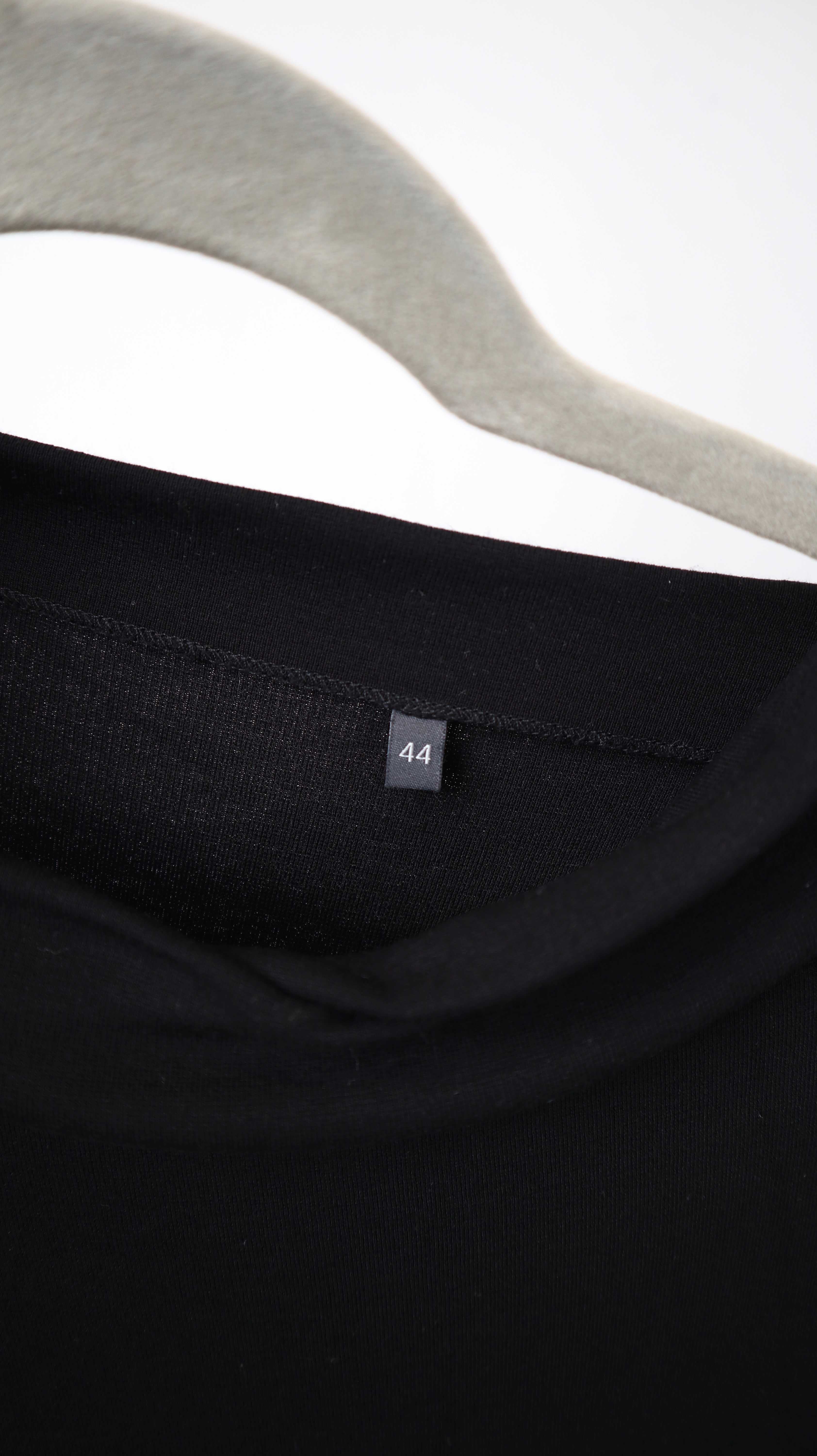 Marc O'Polo Kleid schwarz 44 Midi Midikleid Stoffkleid Shirt Oberteil