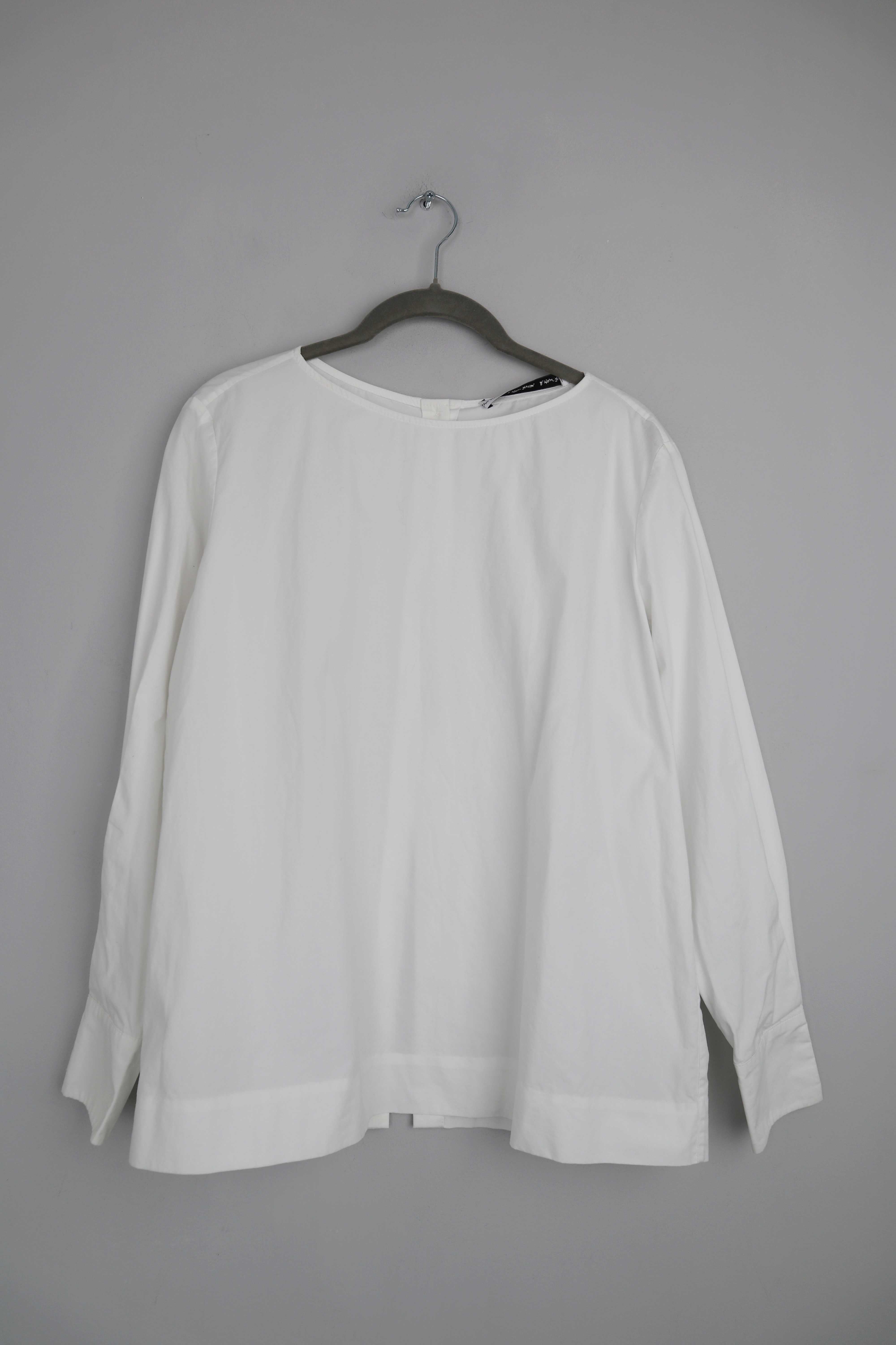 &other stories Bluse Hemd Shirt weiß weiss einfarbig 36 S minimalistisch