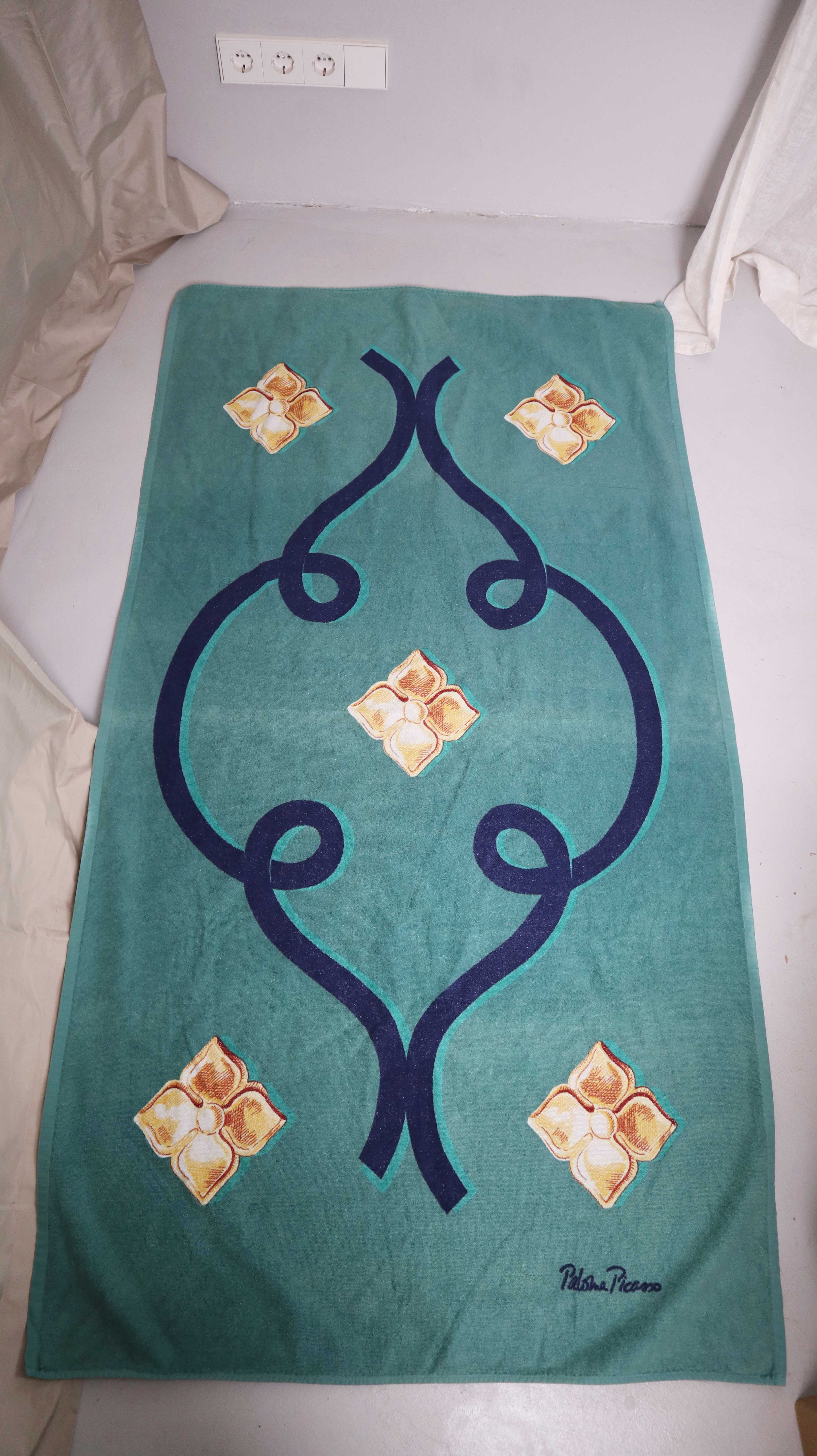 Paloma Picasso Handtuch Badetuch Frottee Türkis blau