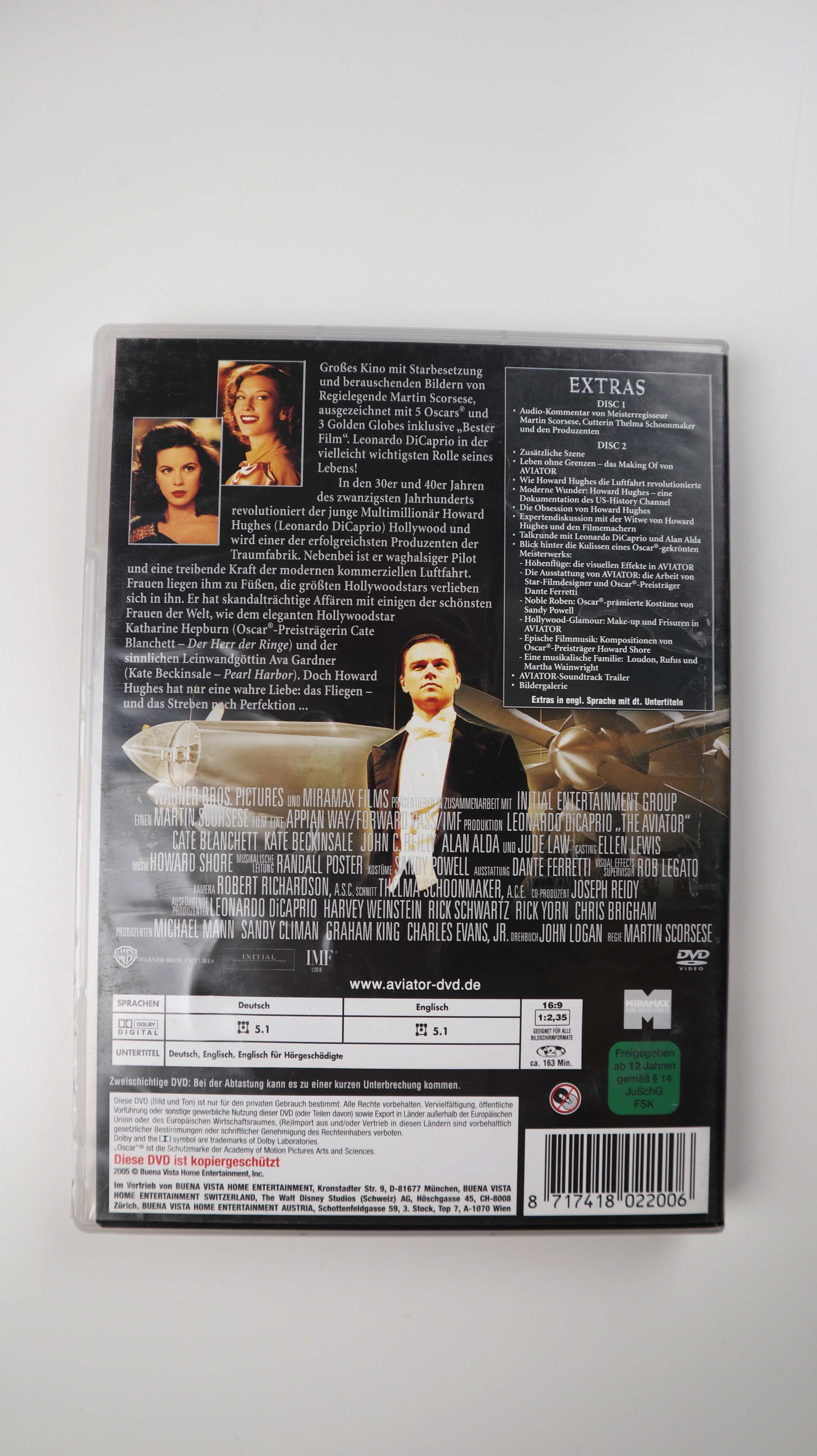 Aviator Leonardo DiCaprio DVD Film